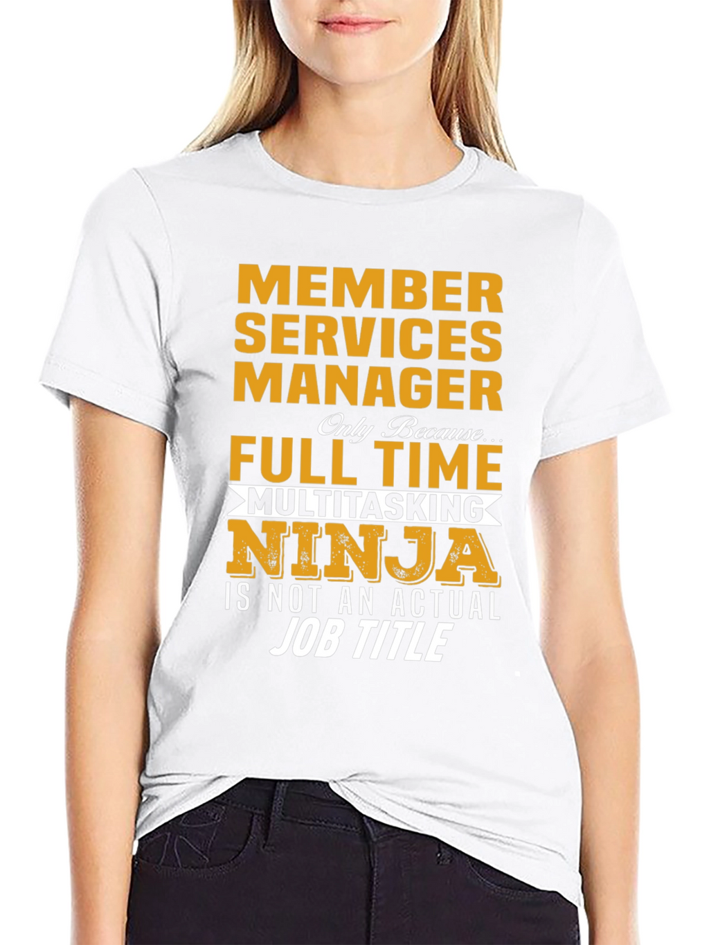Member Services Manager Ninja T-Shirt