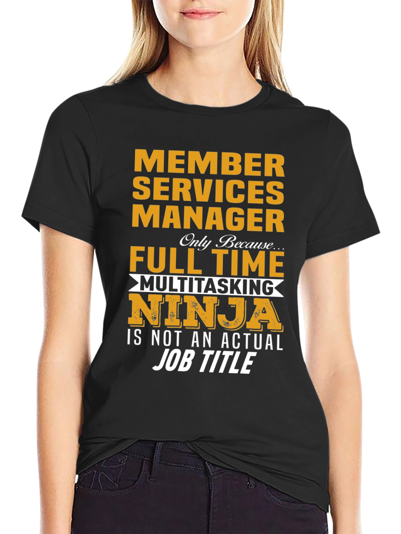 Member Services Manager Ninja T-Shirt