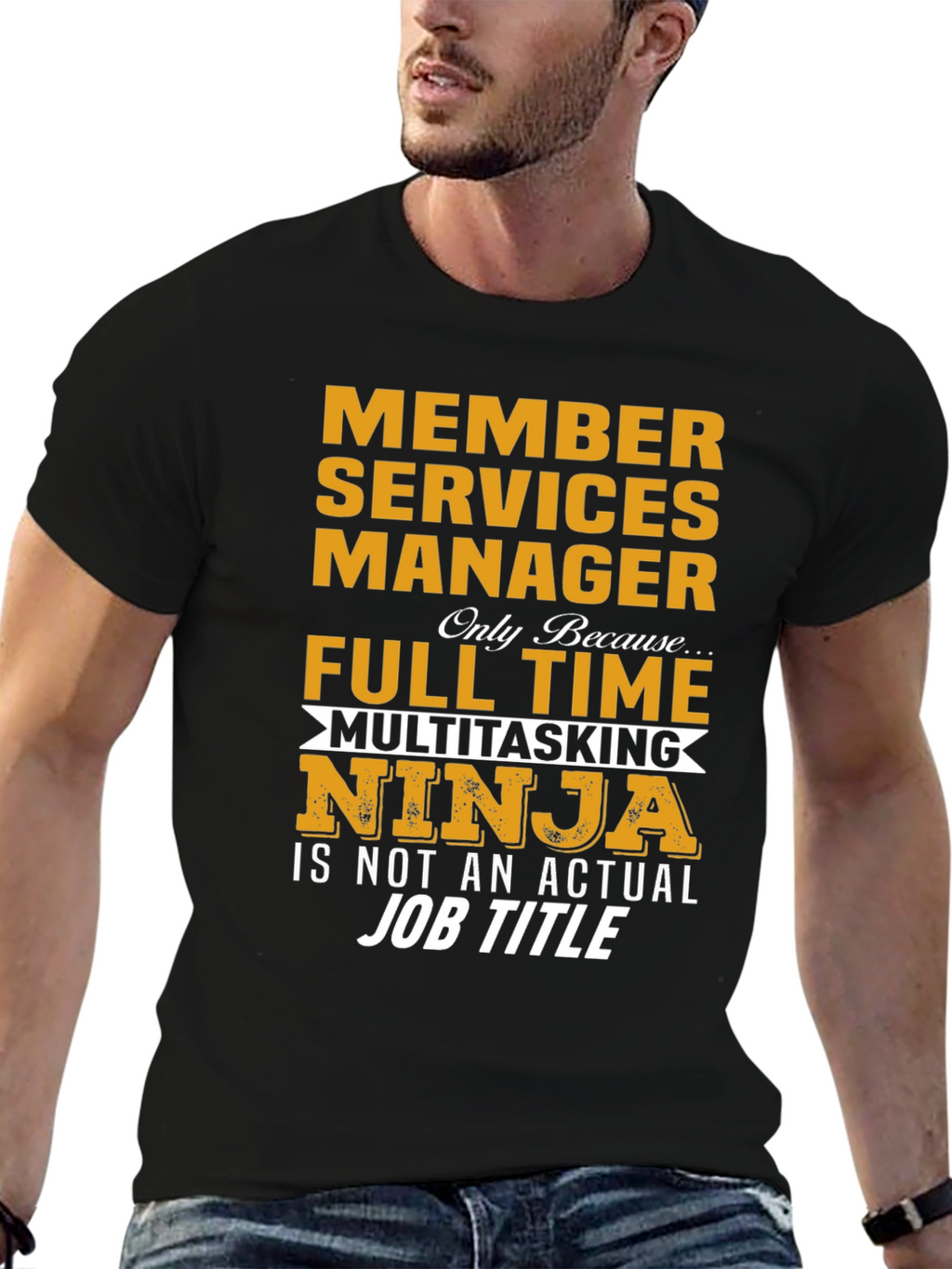Member Services Manager Ninja T-Shirt