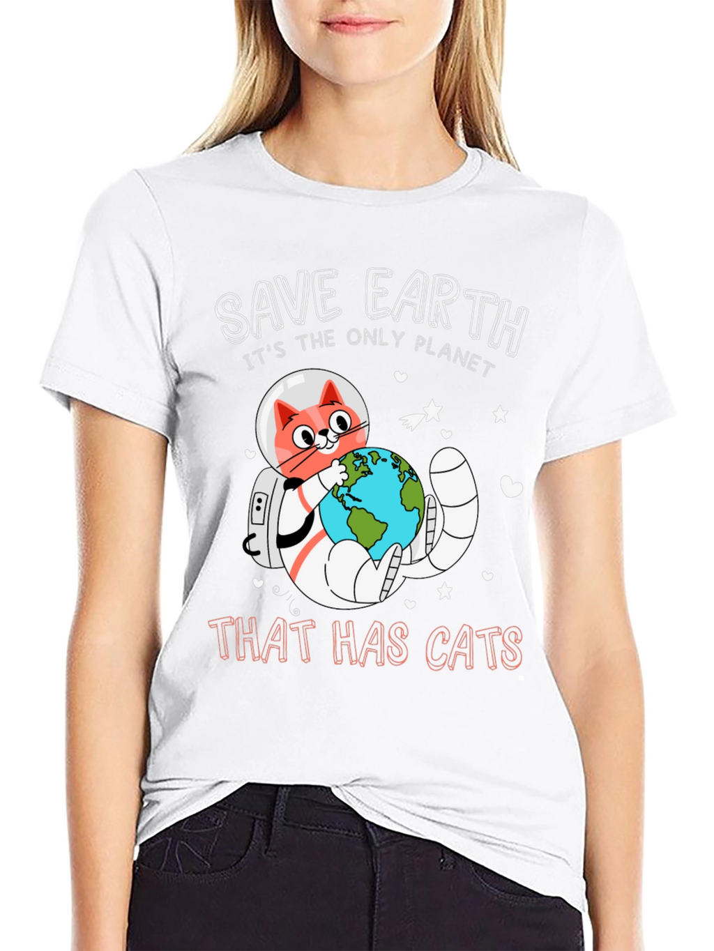 Save Earth Planet of Cats T-Shirt