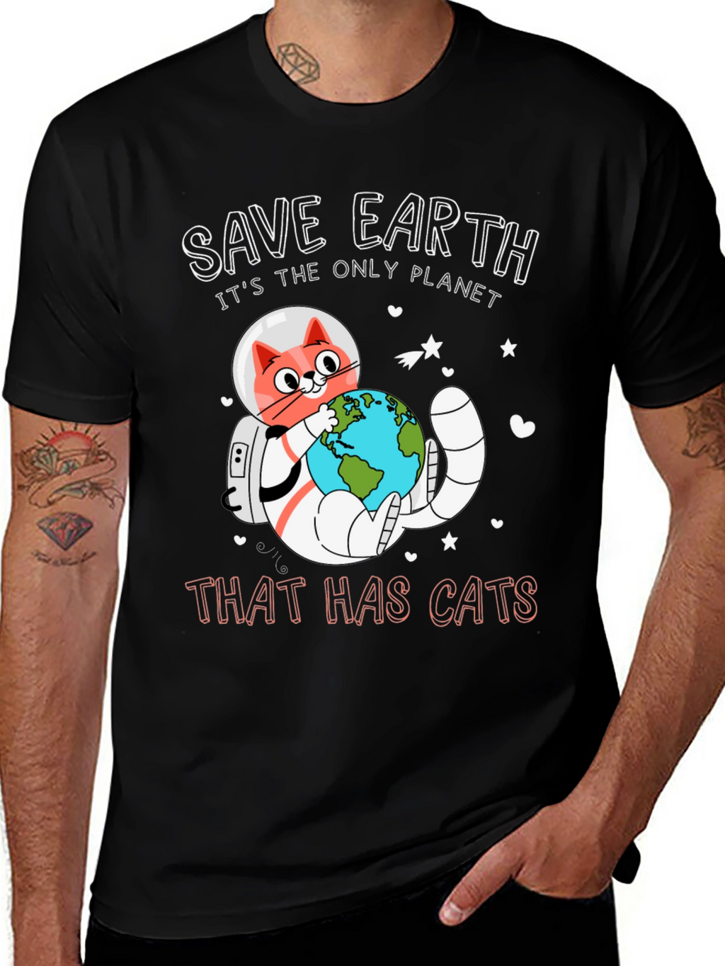 Save Earth Planet of Cats T-Shirt