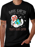 Save Earth Planet of Cats T-Shirt