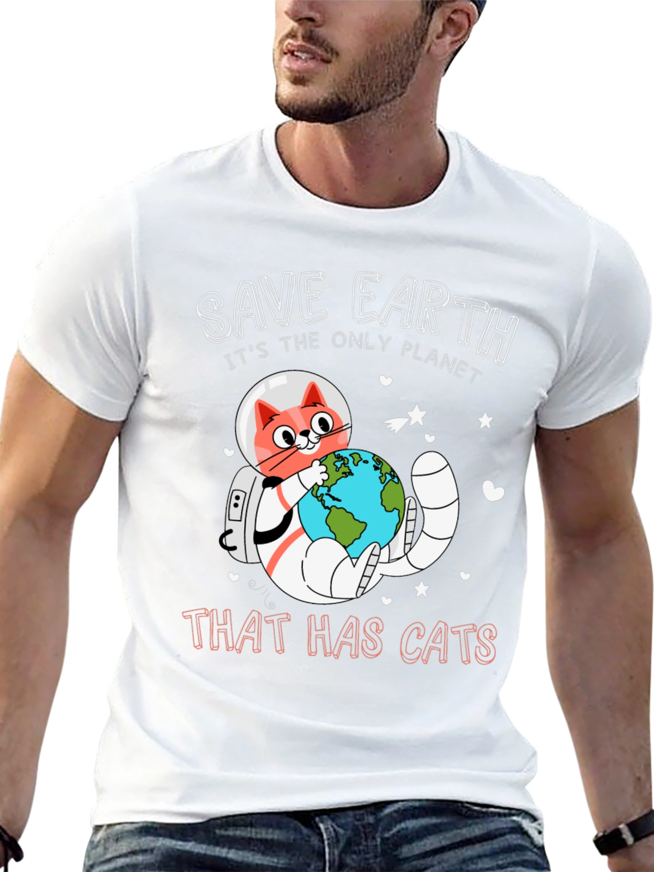 Save Earth Planet of Cats T-Shirt