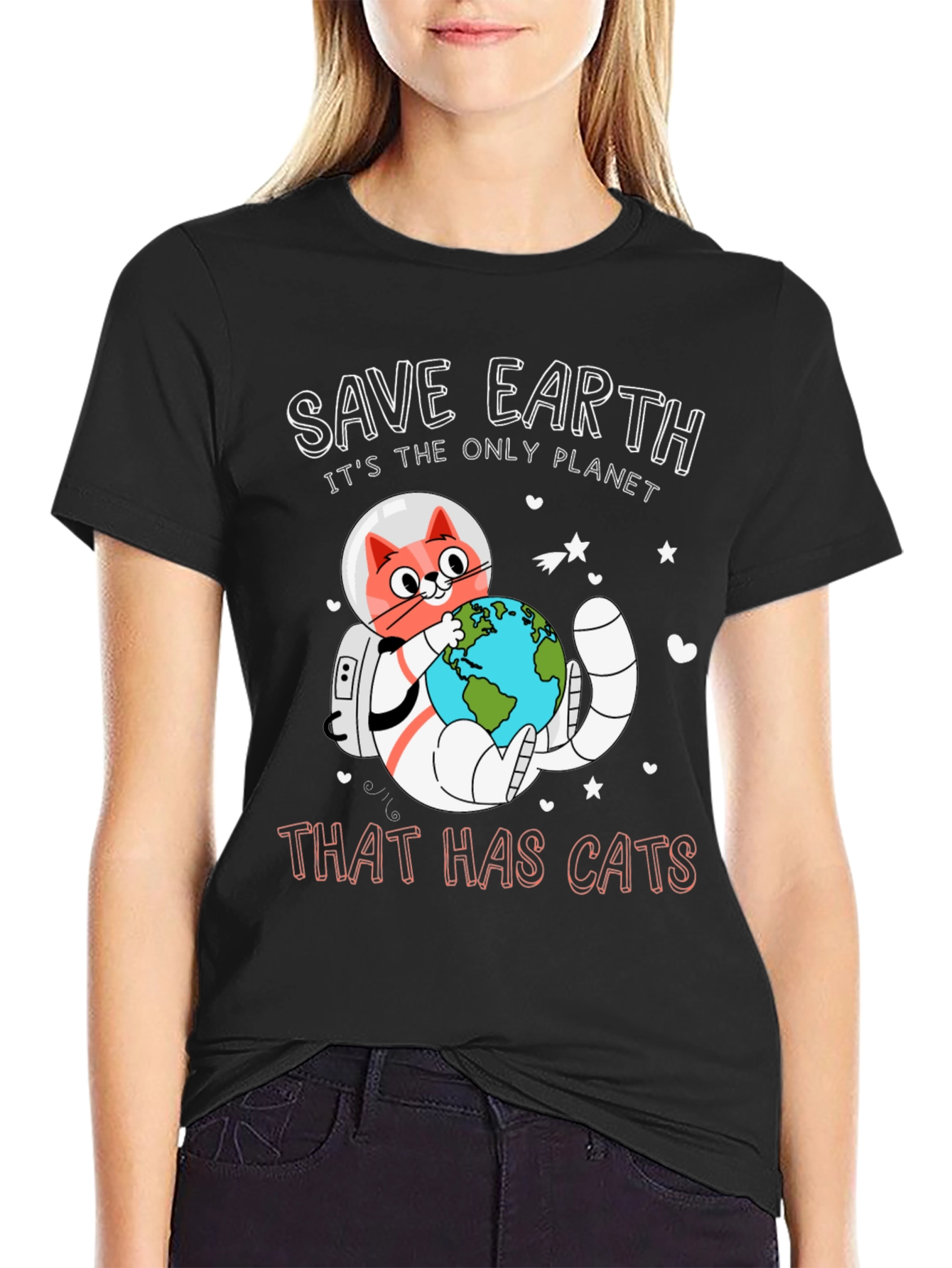 Save Earth Planet of Cats T-Shirt