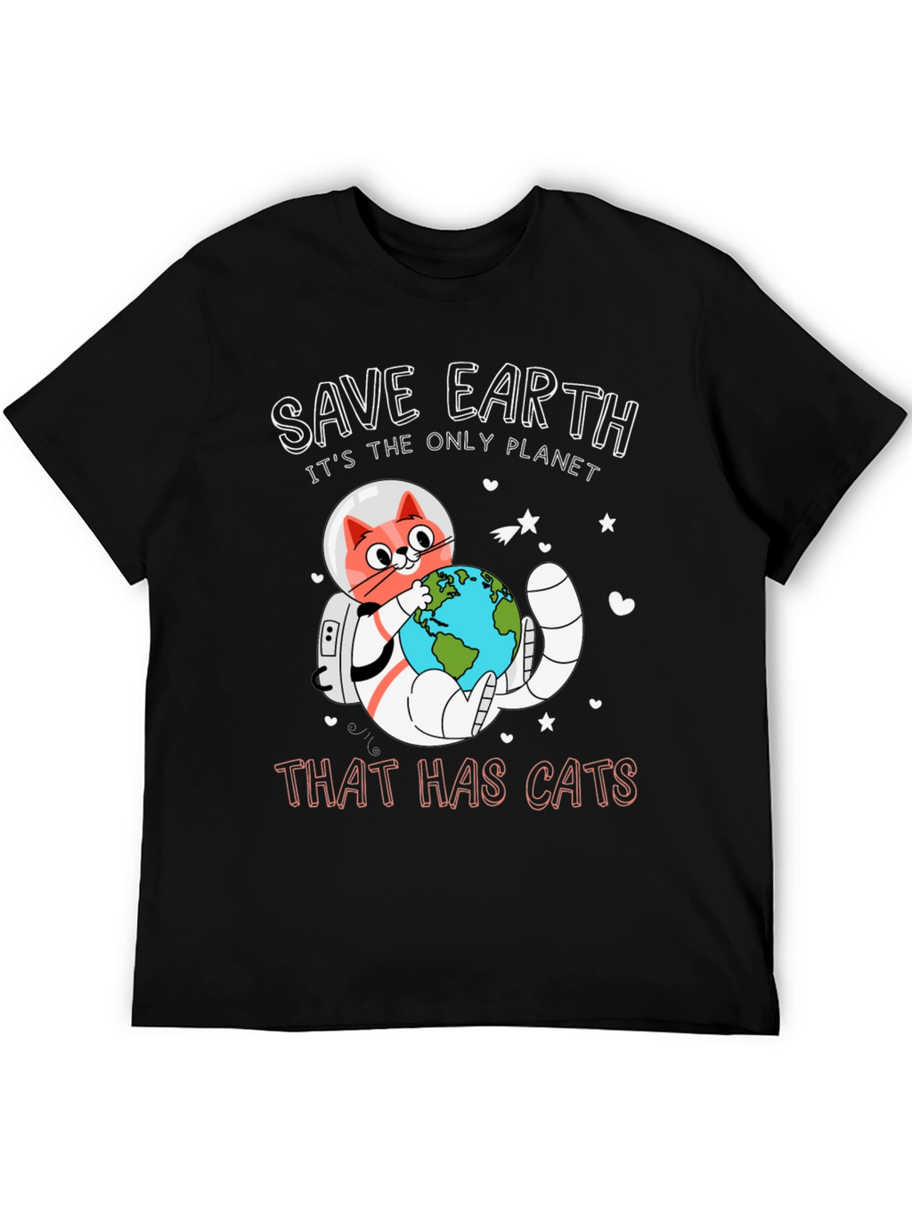 Save Earth Planet of Cats T-Shirt