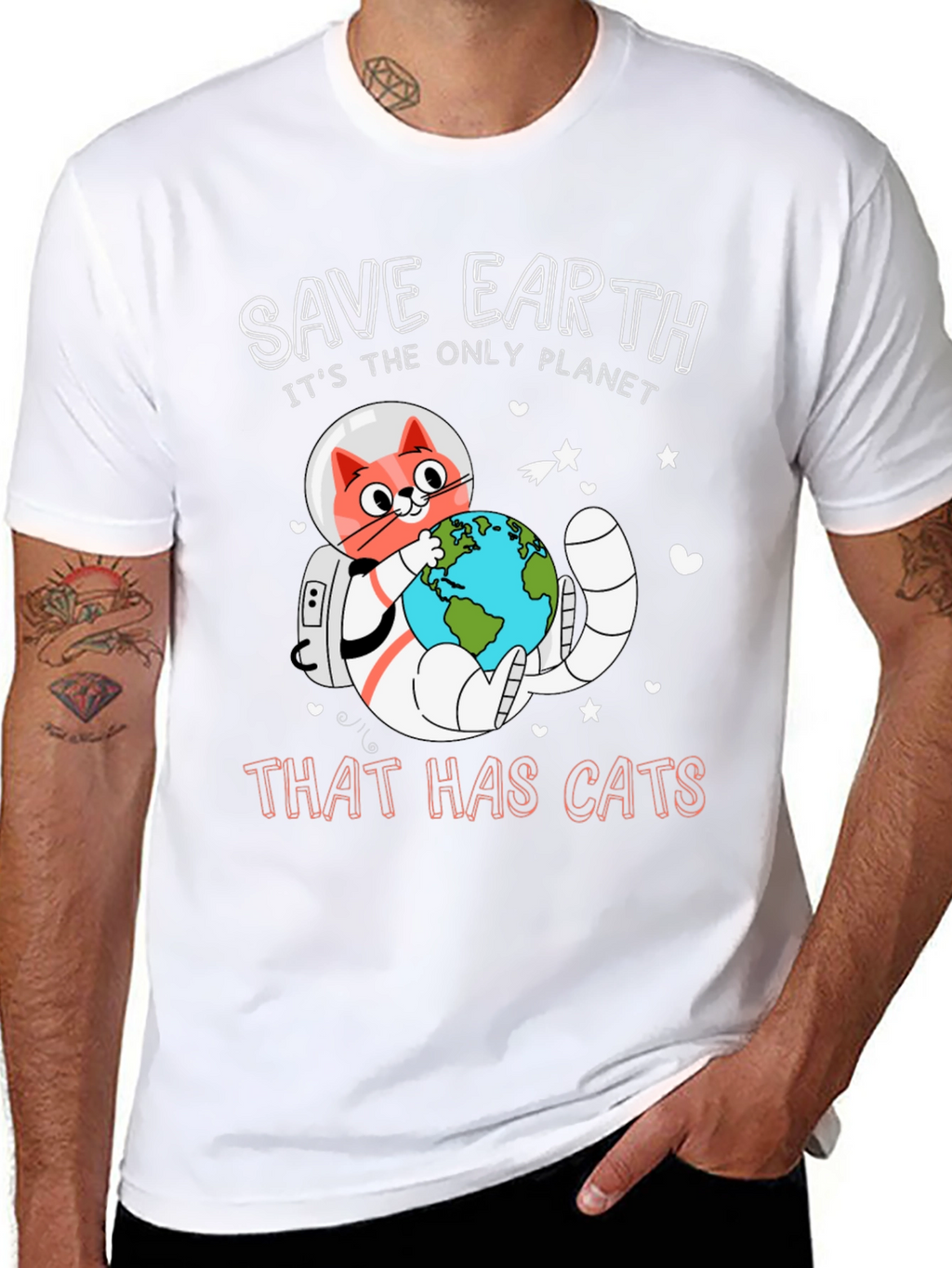 Save Earth Planet of Cats T-Shirt