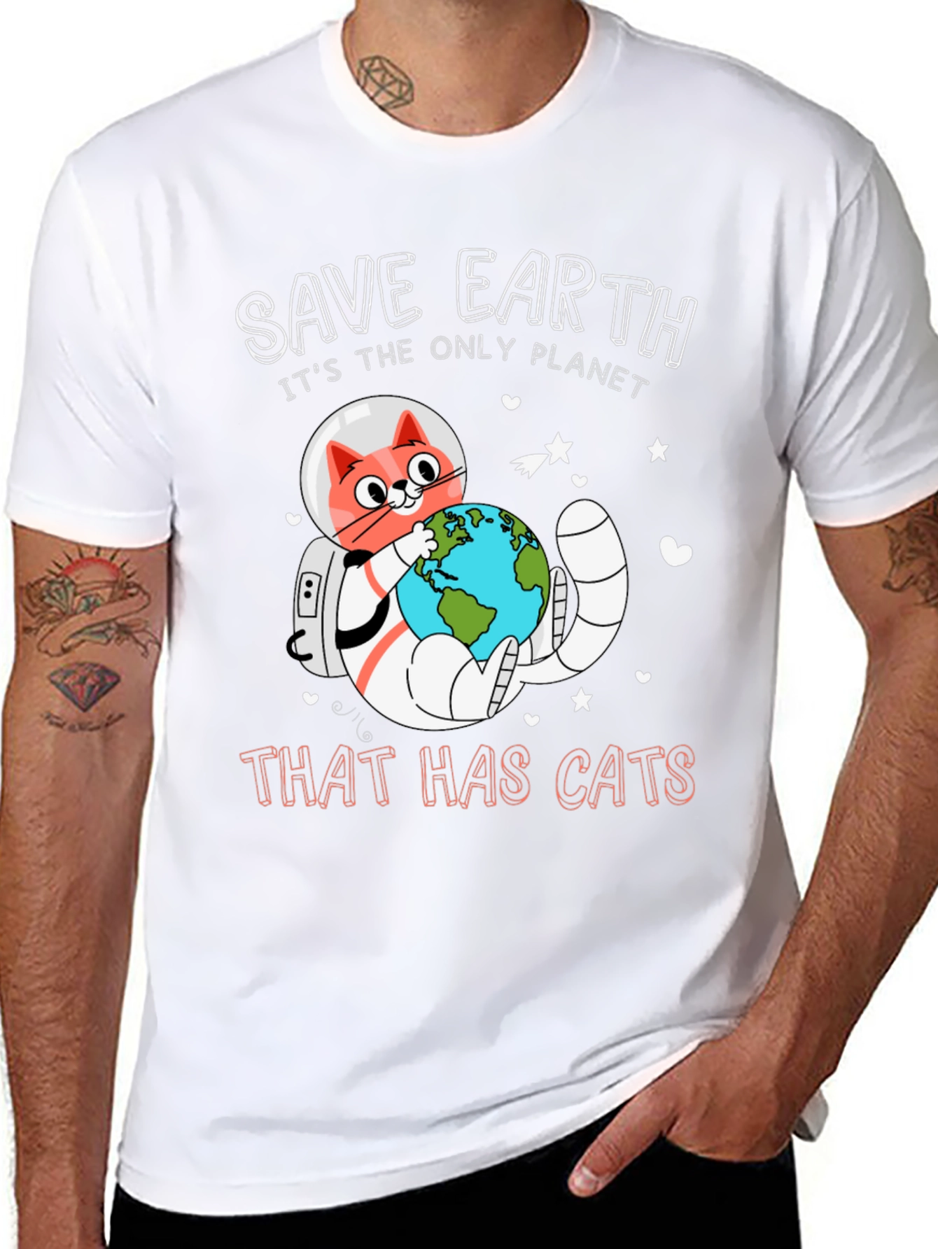 Save Earth Planet of Cats T-Shirt
