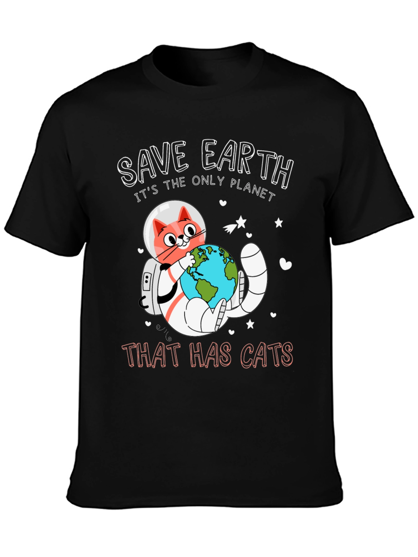 Save Earth Planet of Cats T-Shirt
