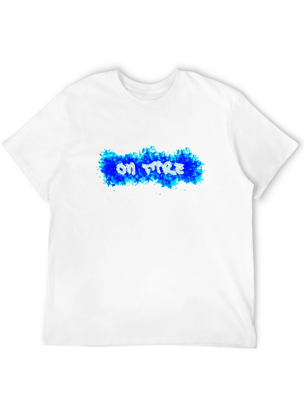 On Fire Black T-Shirt - Cool Graphic Tee