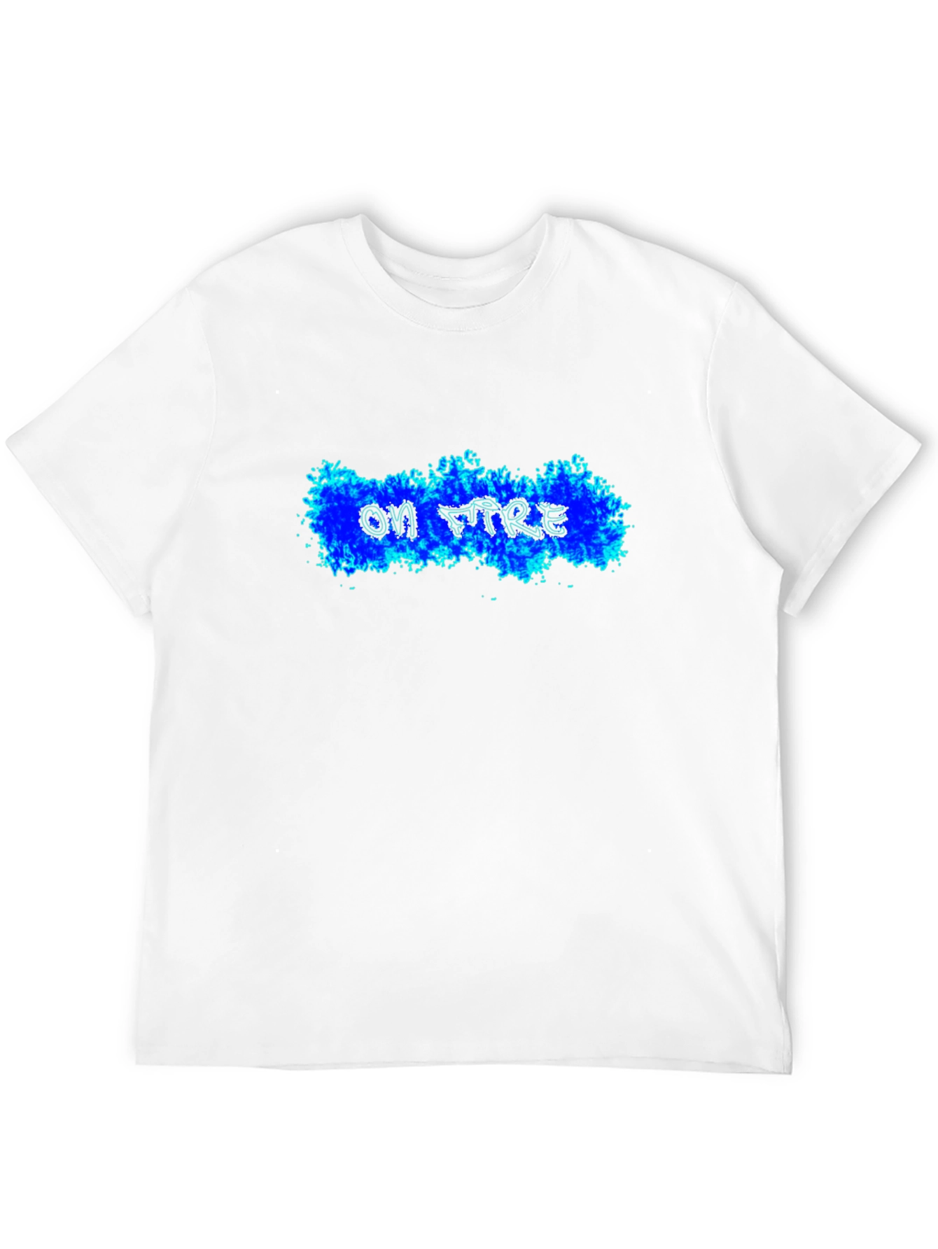 On Fire Black T-Shirt - Cool Graphic Tee