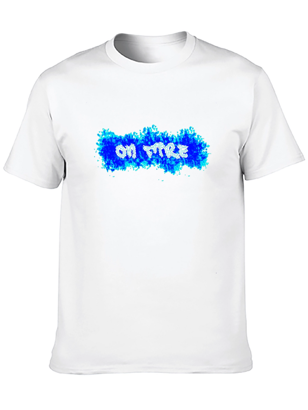 On Fire Black T-Shirt - Cool Graphic Tee