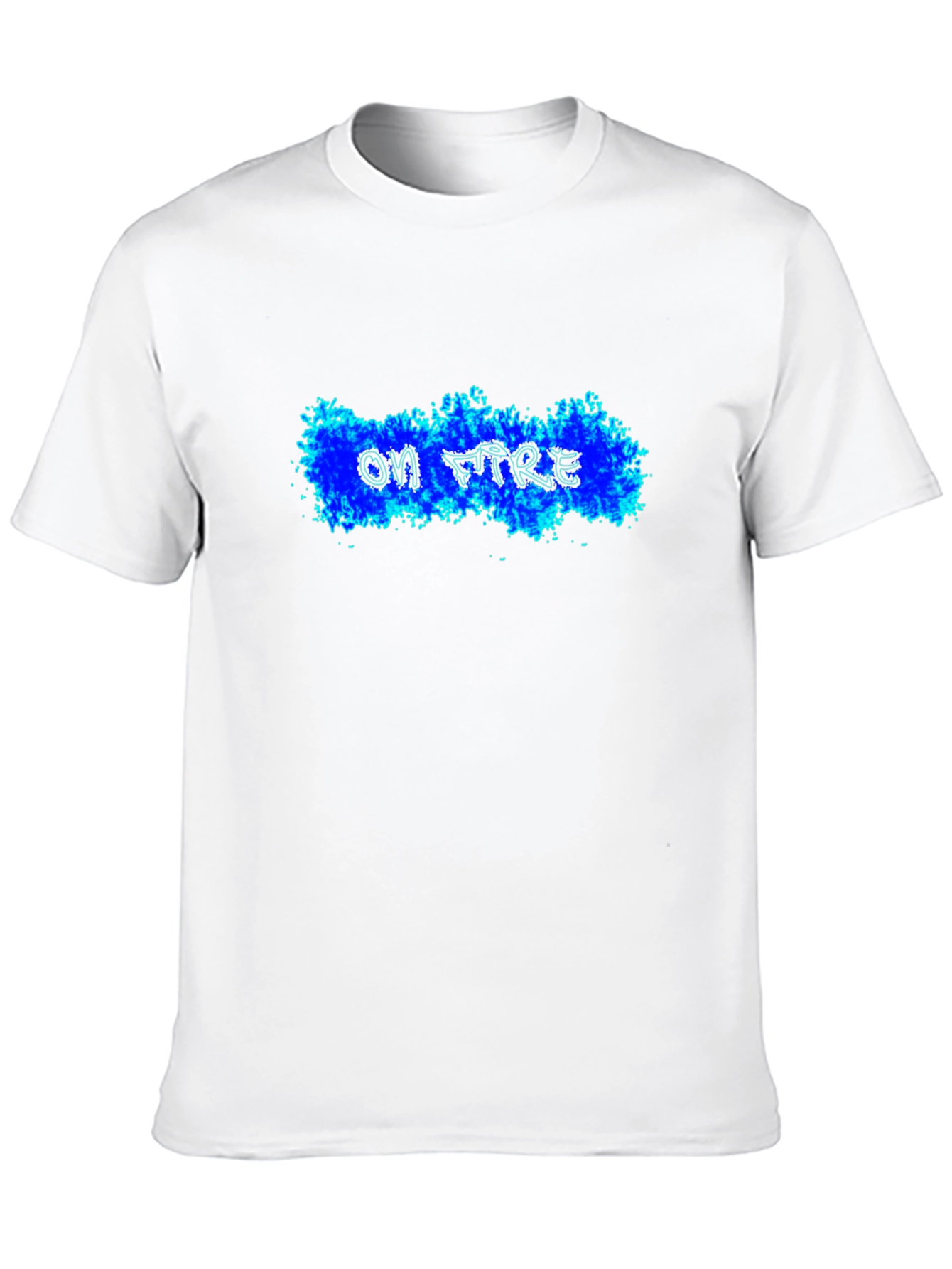 On Fire Black T-Shirt - Cool Graphic Tee