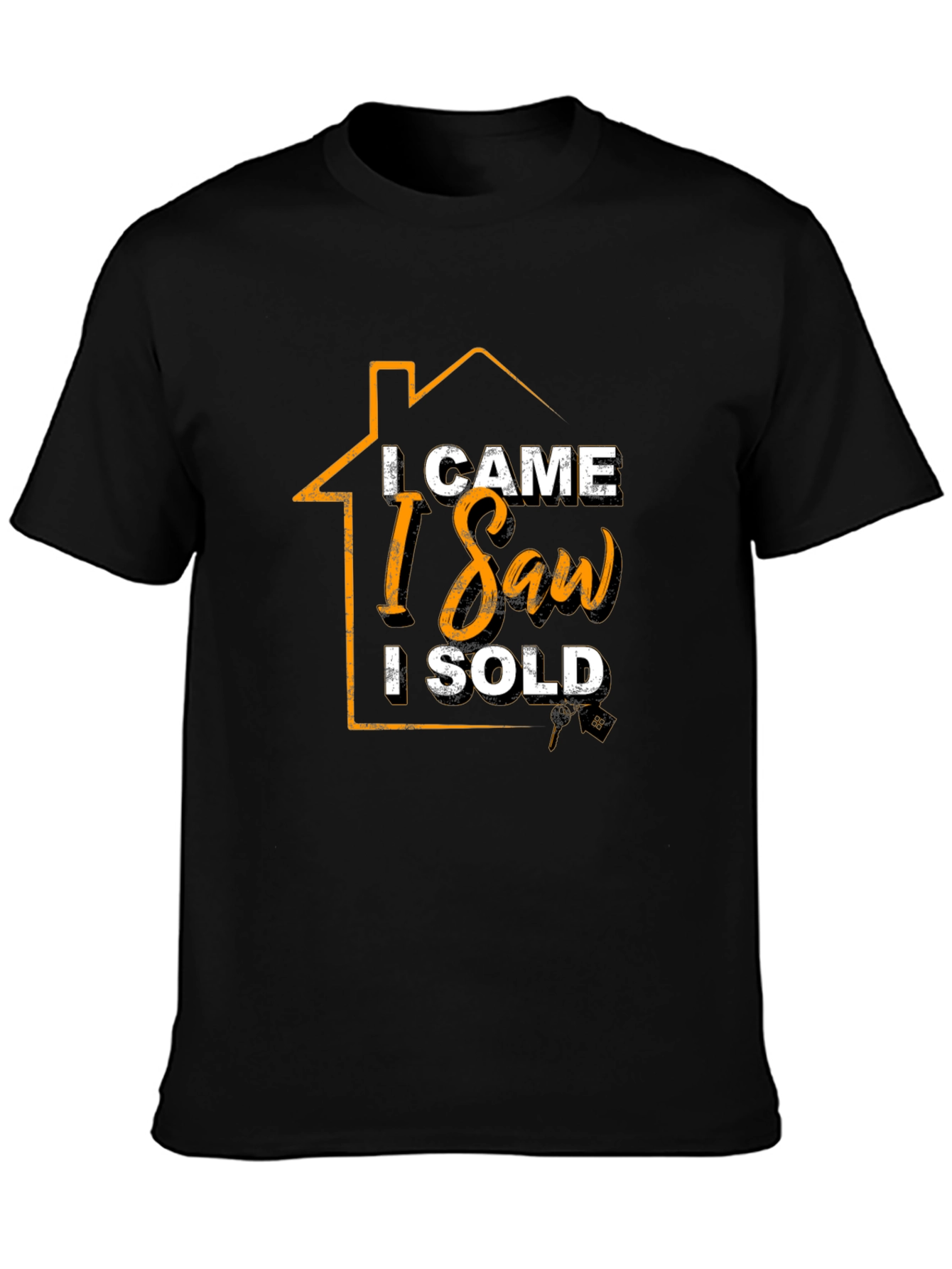 Real Estate Agent T-Shirt - I Came I Saw I Sold