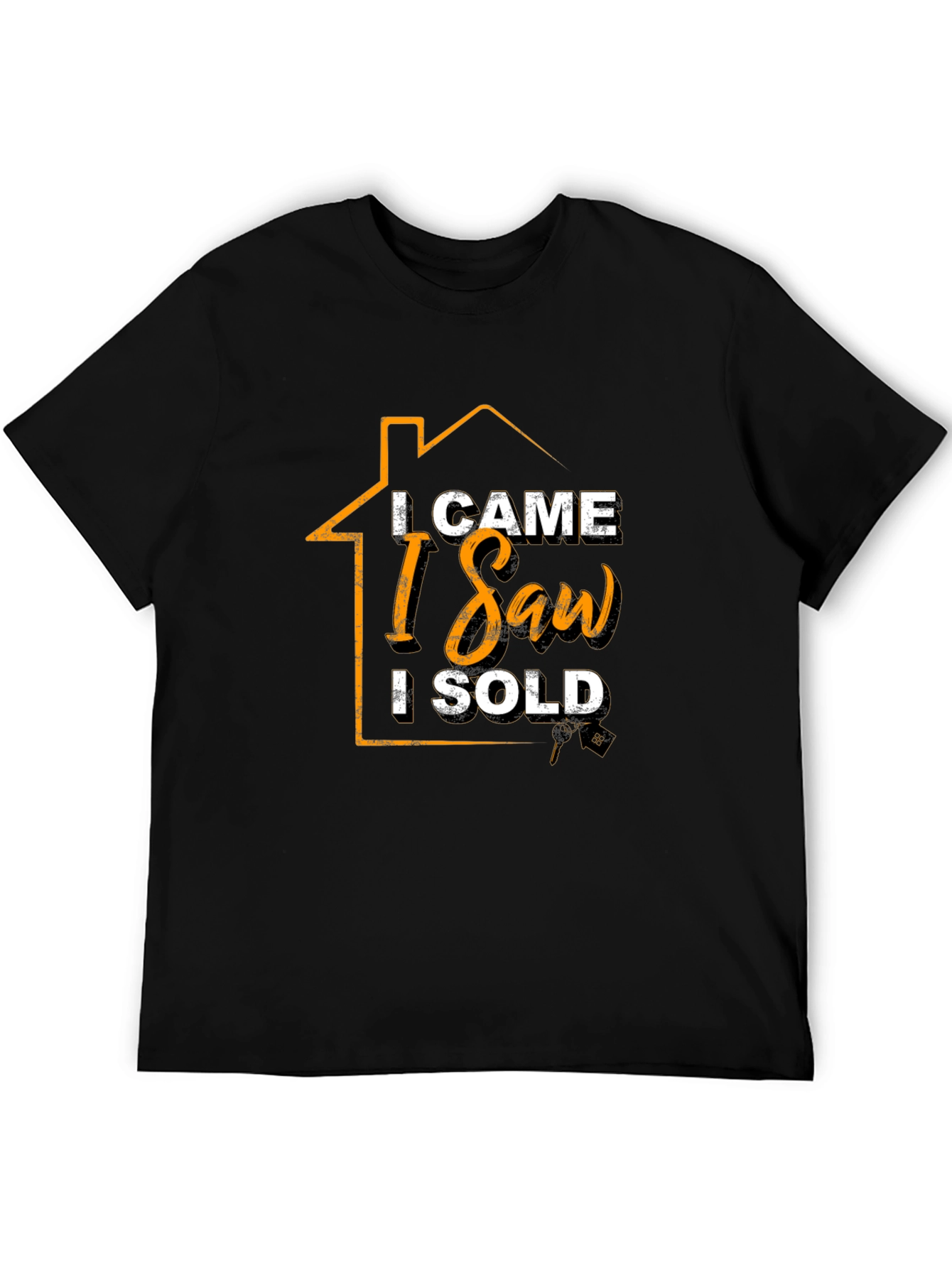 Real Estate Agent T-Shirt - I Came I Saw I Sold