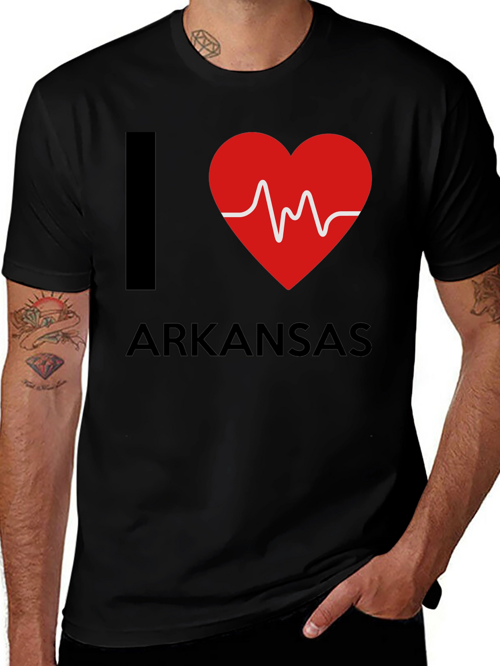 I Heart Arkansas Graphic T-Shirt
