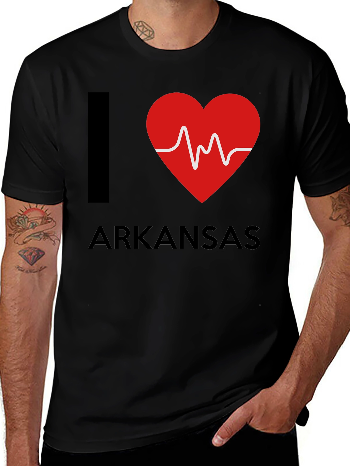 I Heart Arkansas Graphic T-Shirt