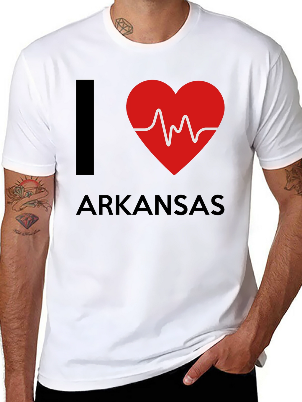I Heart Arkansas Graphic T-Shirt
