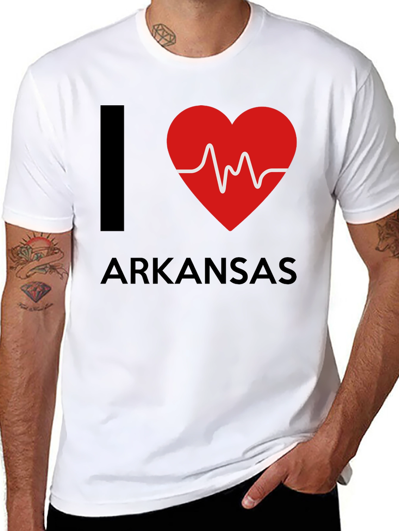 I Heart Arkansas Graphic T-Shirt