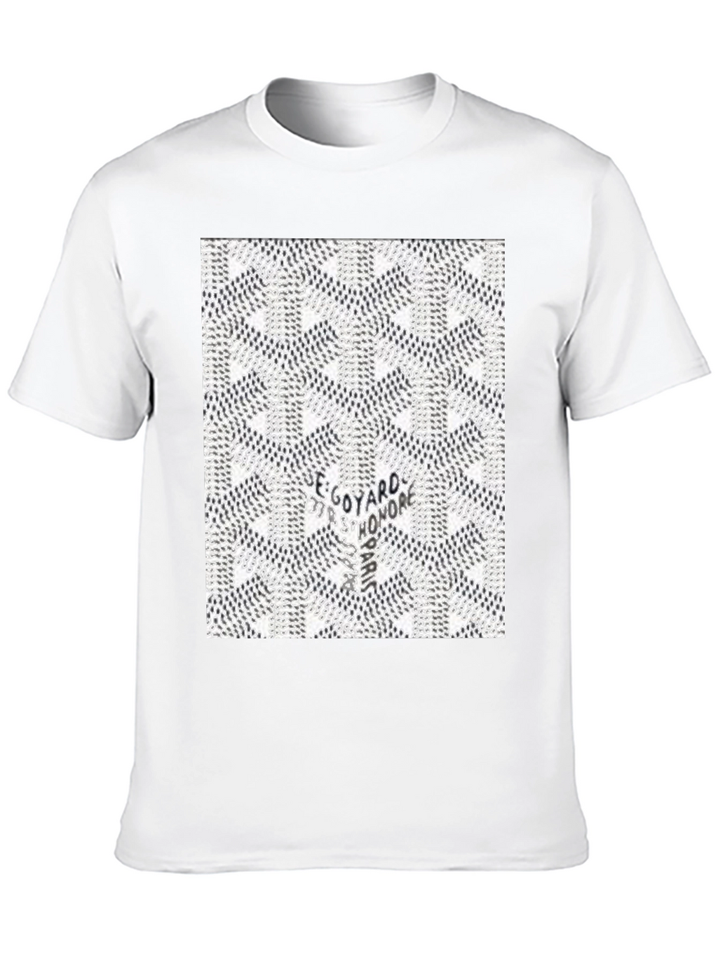 Stylish Patterned Graphic Tee