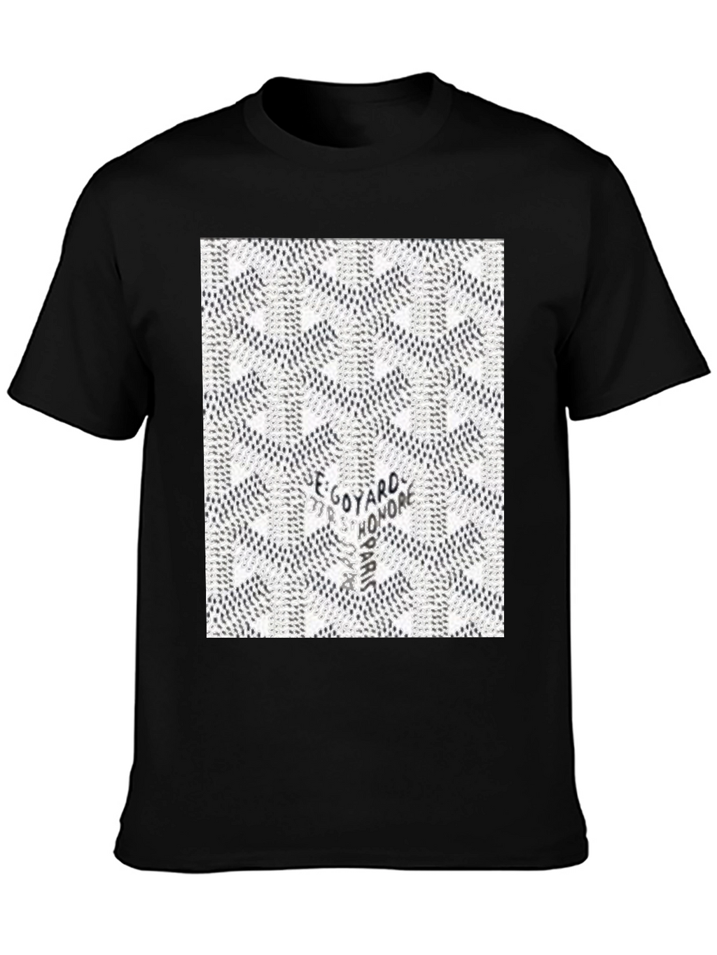 Stylish Patterned Graphic Tee
