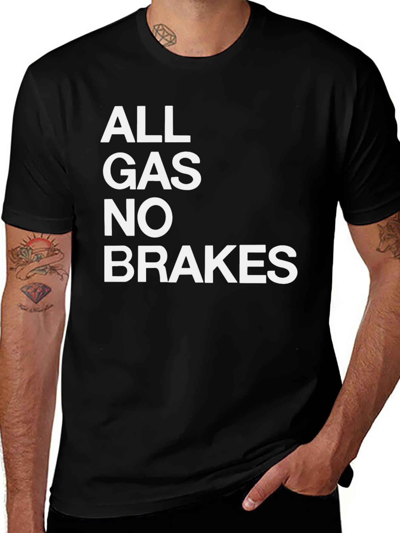 All Gas No Brakes Graphic Tee