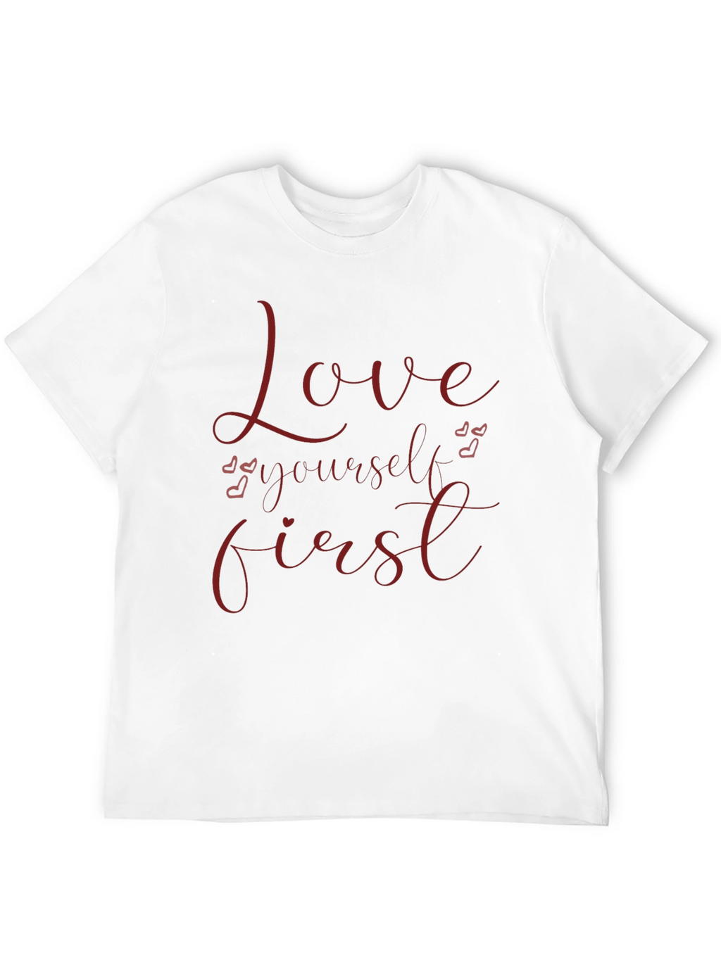 Love Yourself First Graphic Tee - Black