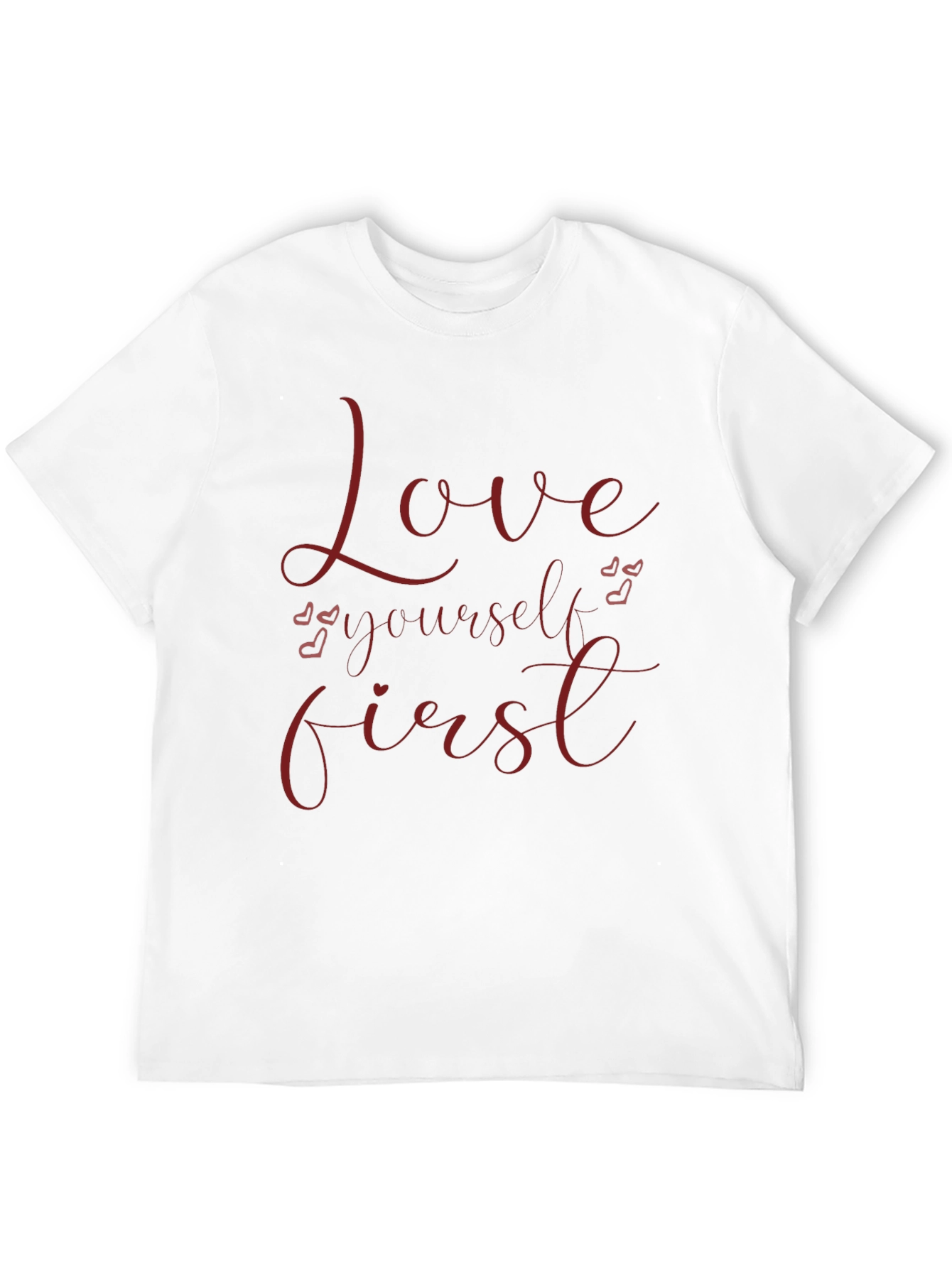 Love Yourself First Graphic Tee - Black