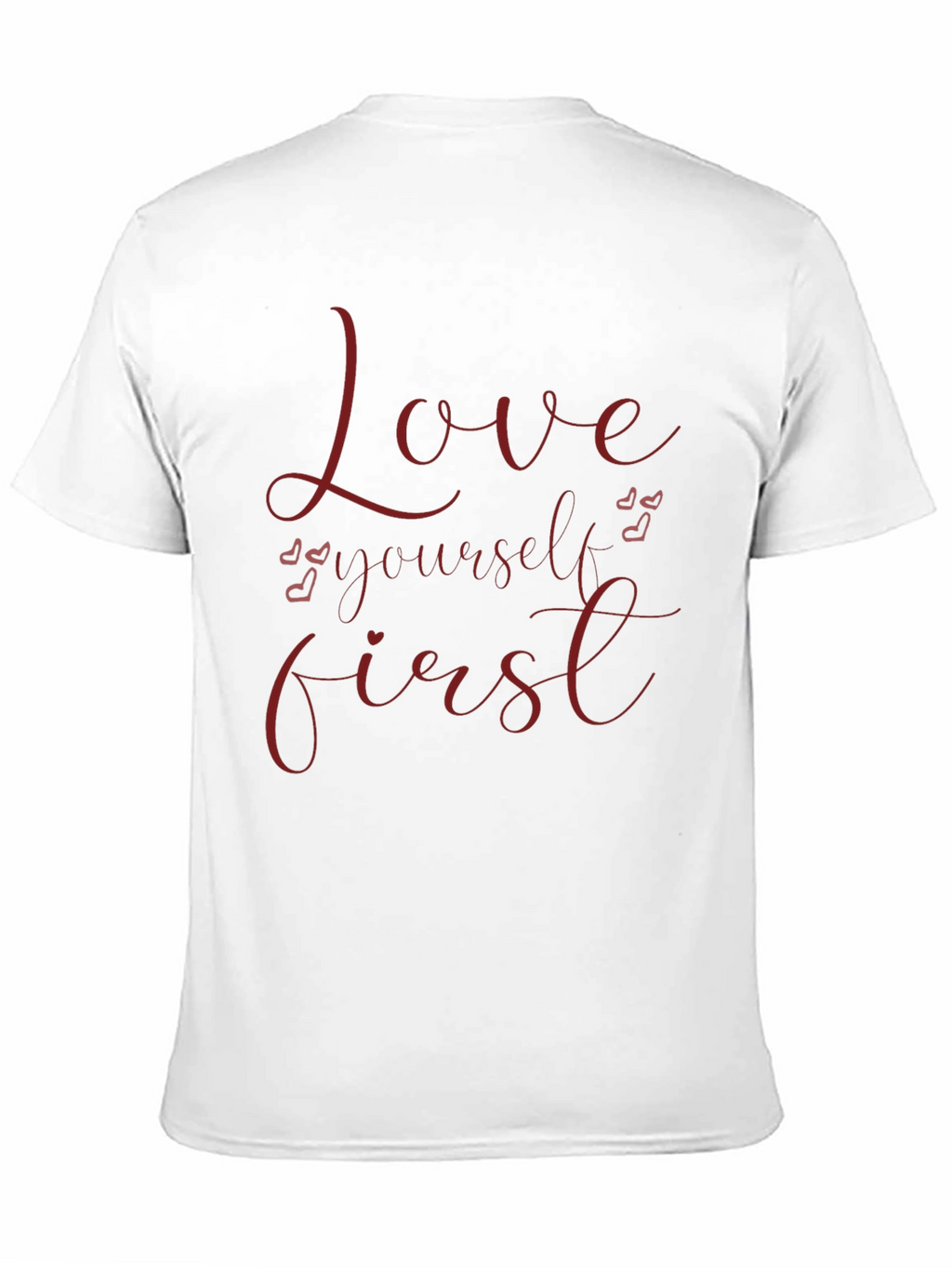 Love Yourself First Graphic Tee - Black