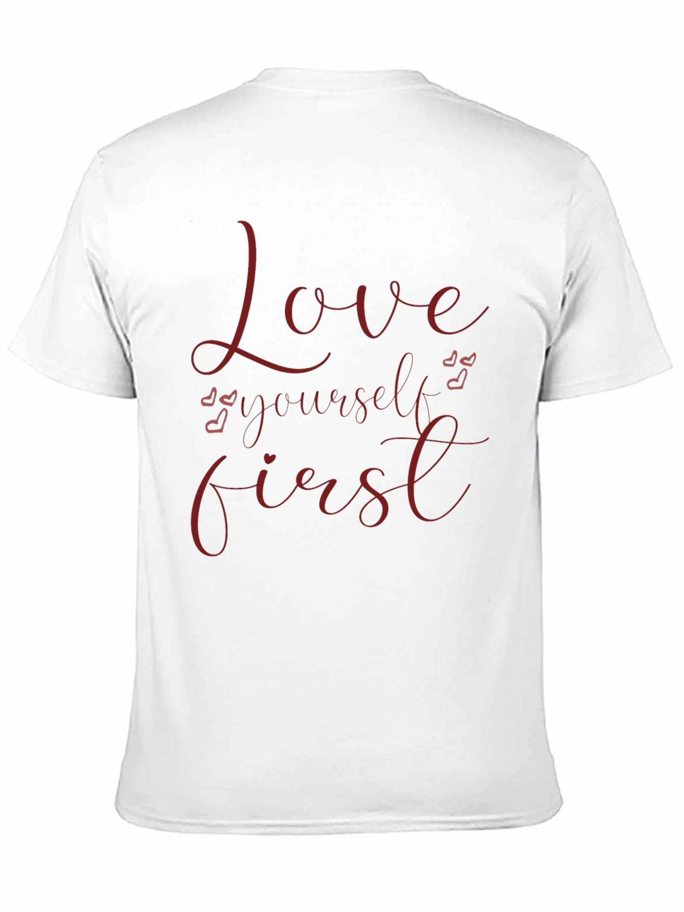Love Yourself First Graphic Tee - Black