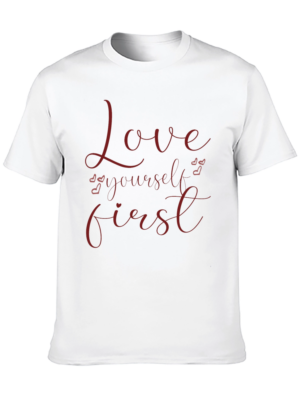 Love Yourself First Graphic Tee - Black