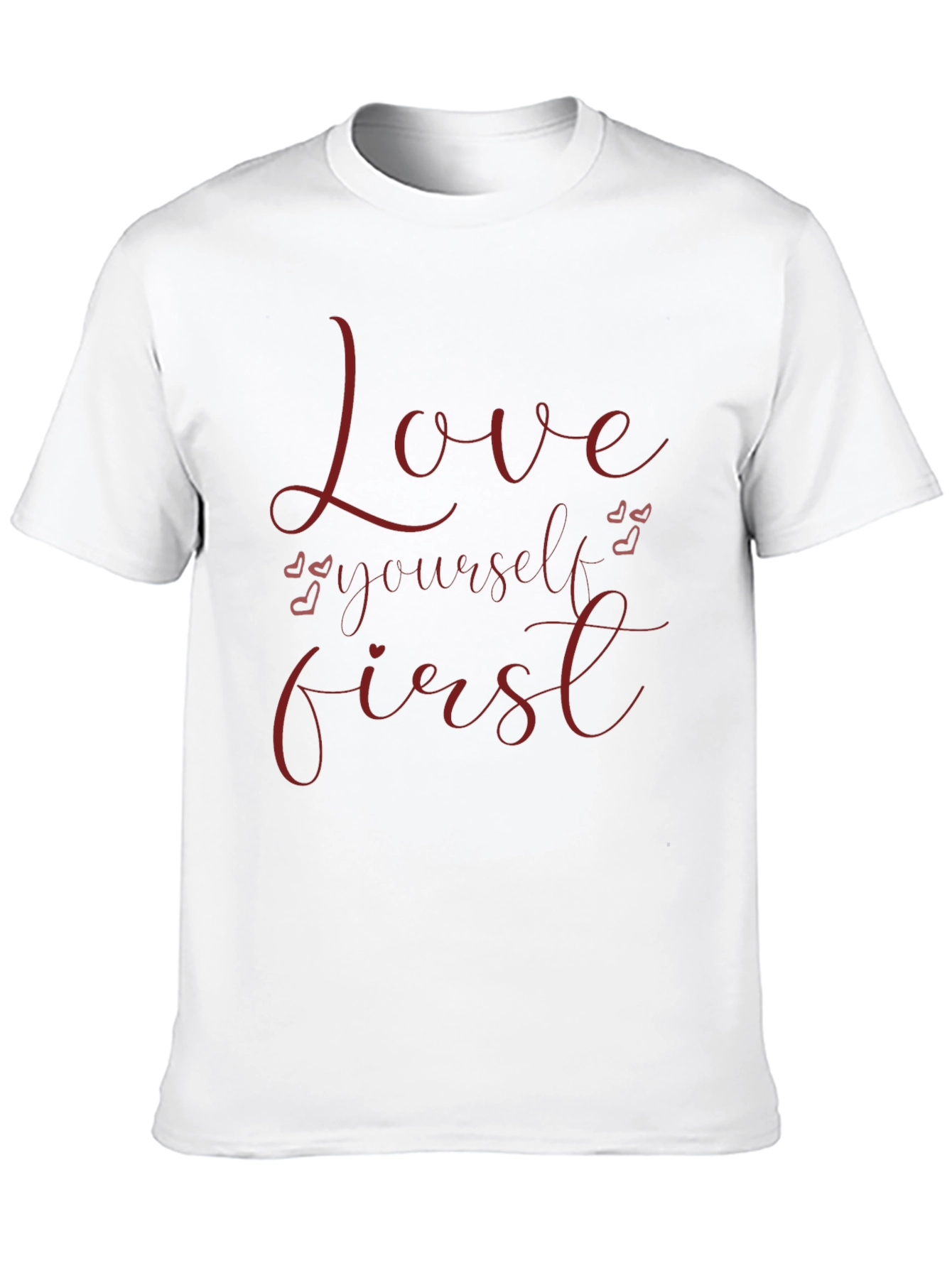 Love Yourself First Graphic Tee - Black