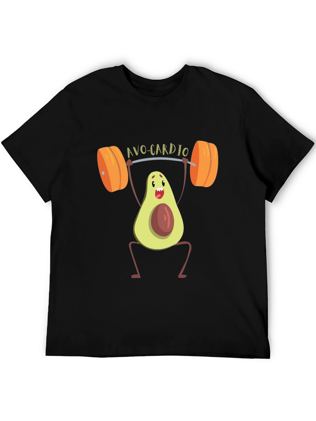 Avo-Cardio Mens Black T-Shirt