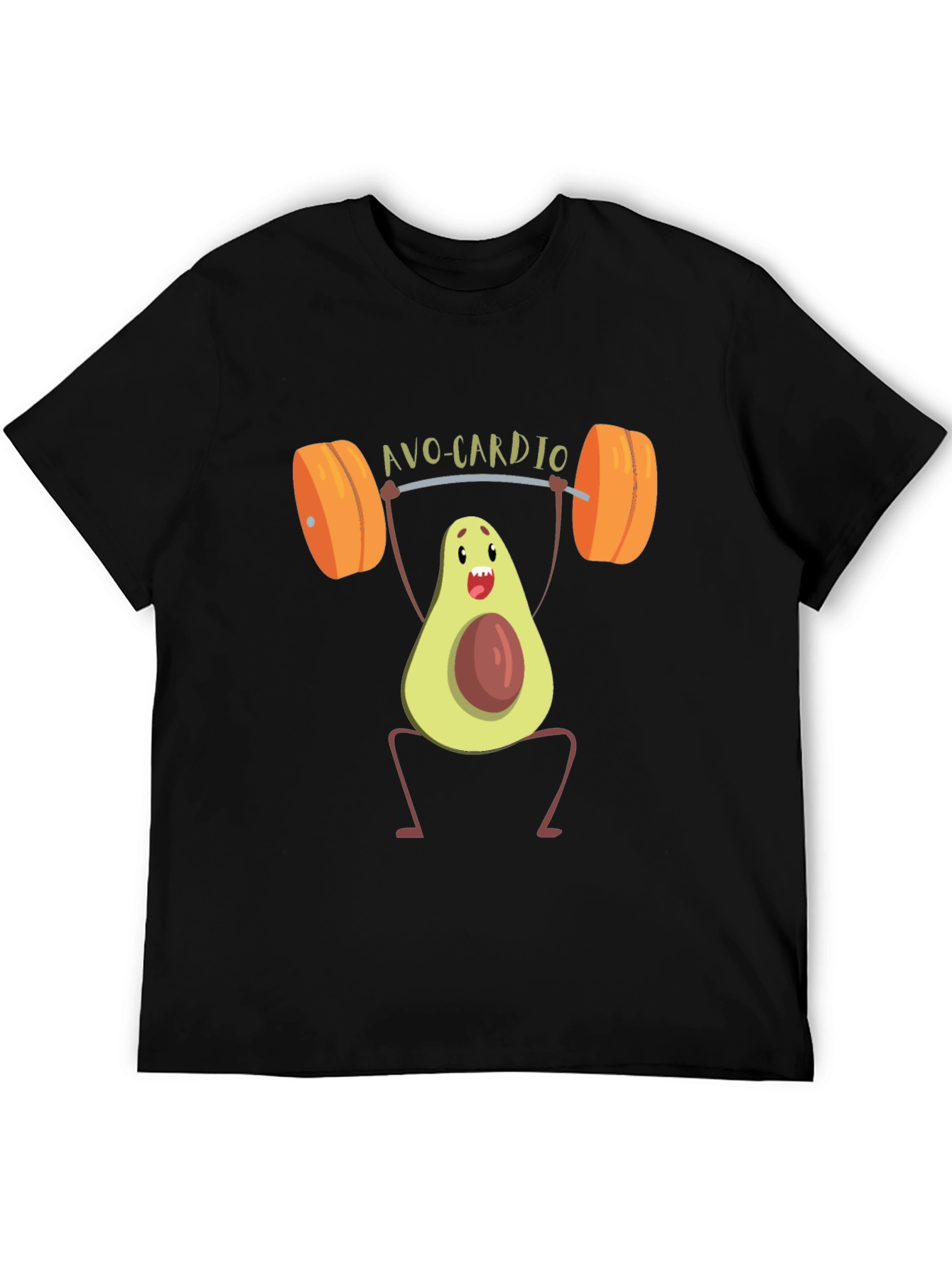 Avo-Cardio Mens Black T-Shirt