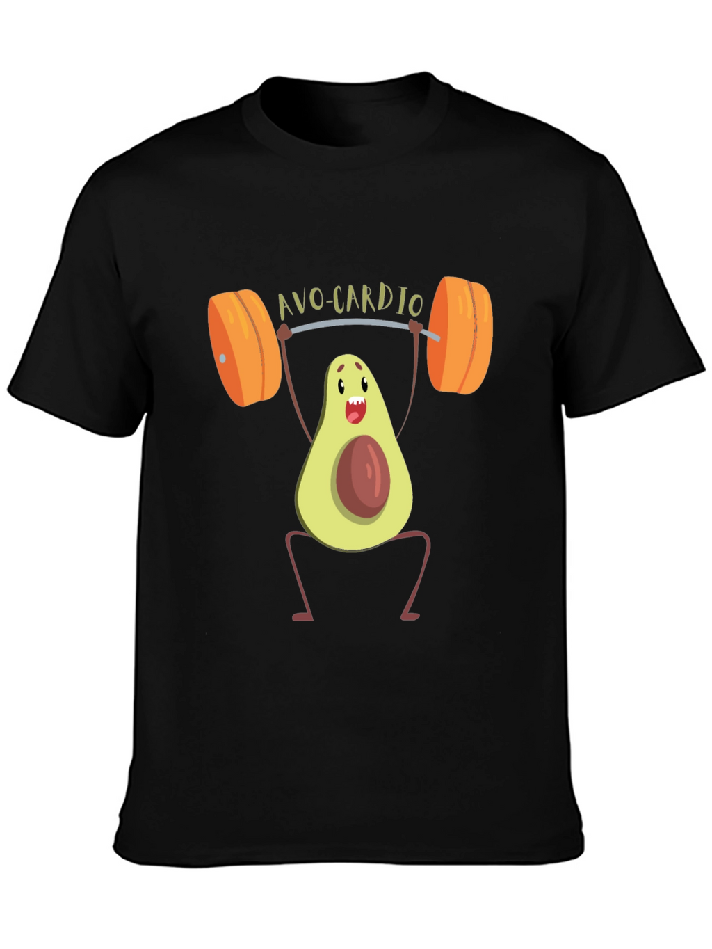 Avo-Cardio Mens Black T-Shirt