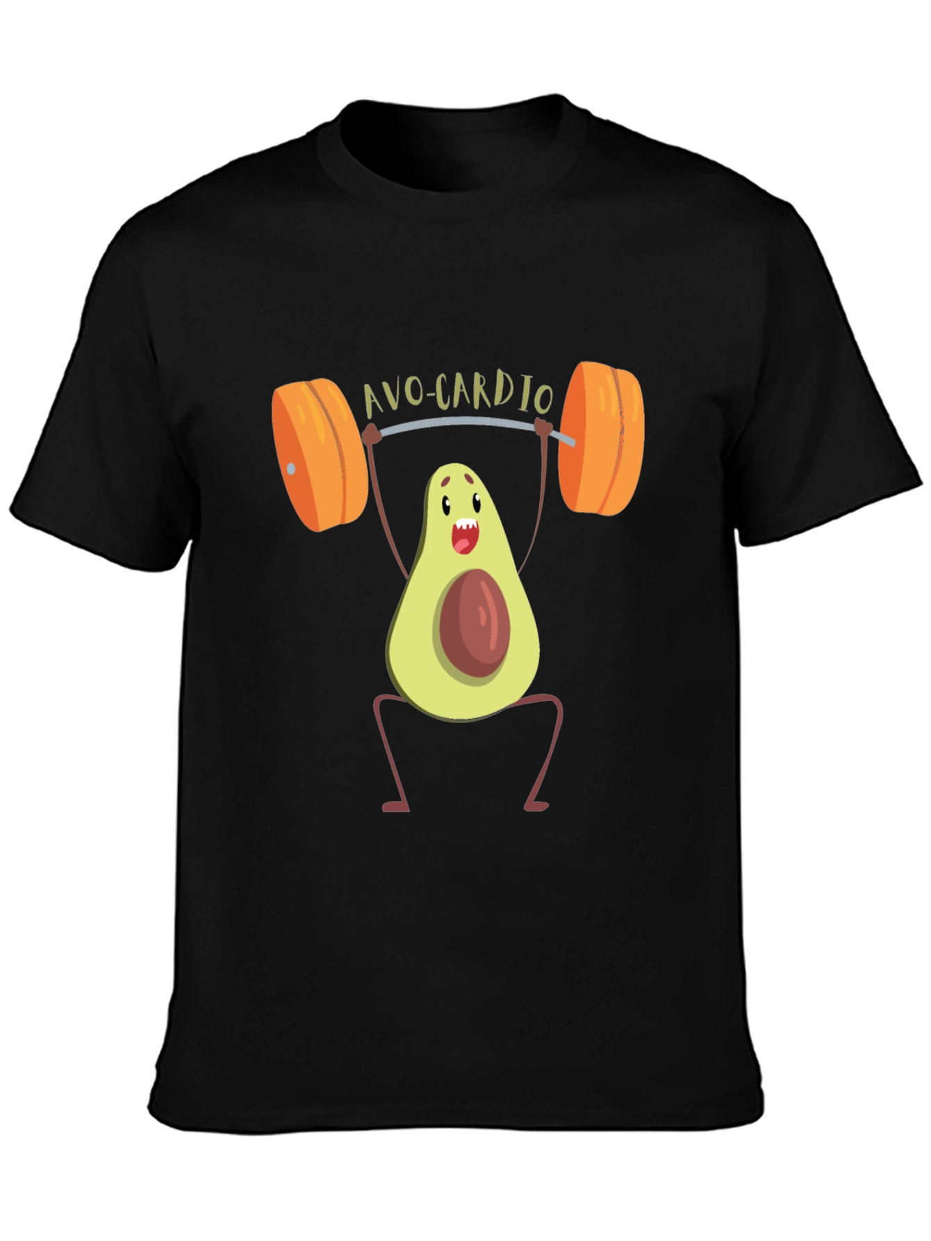 Avo-Cardio Mens Black T-Shirt