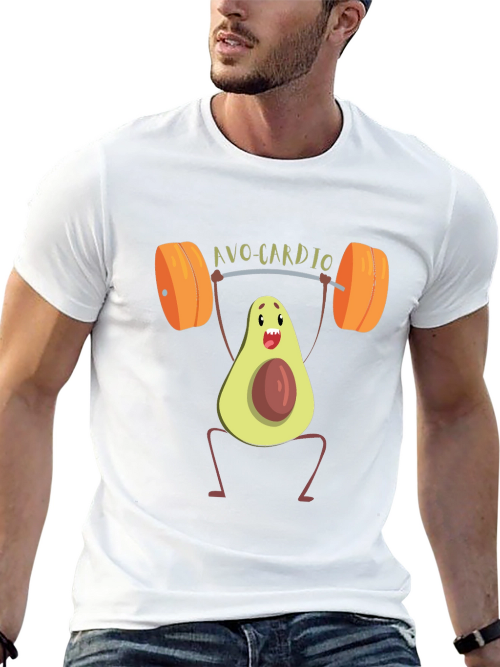 Avo-Cardio Mens Black T-Shirt