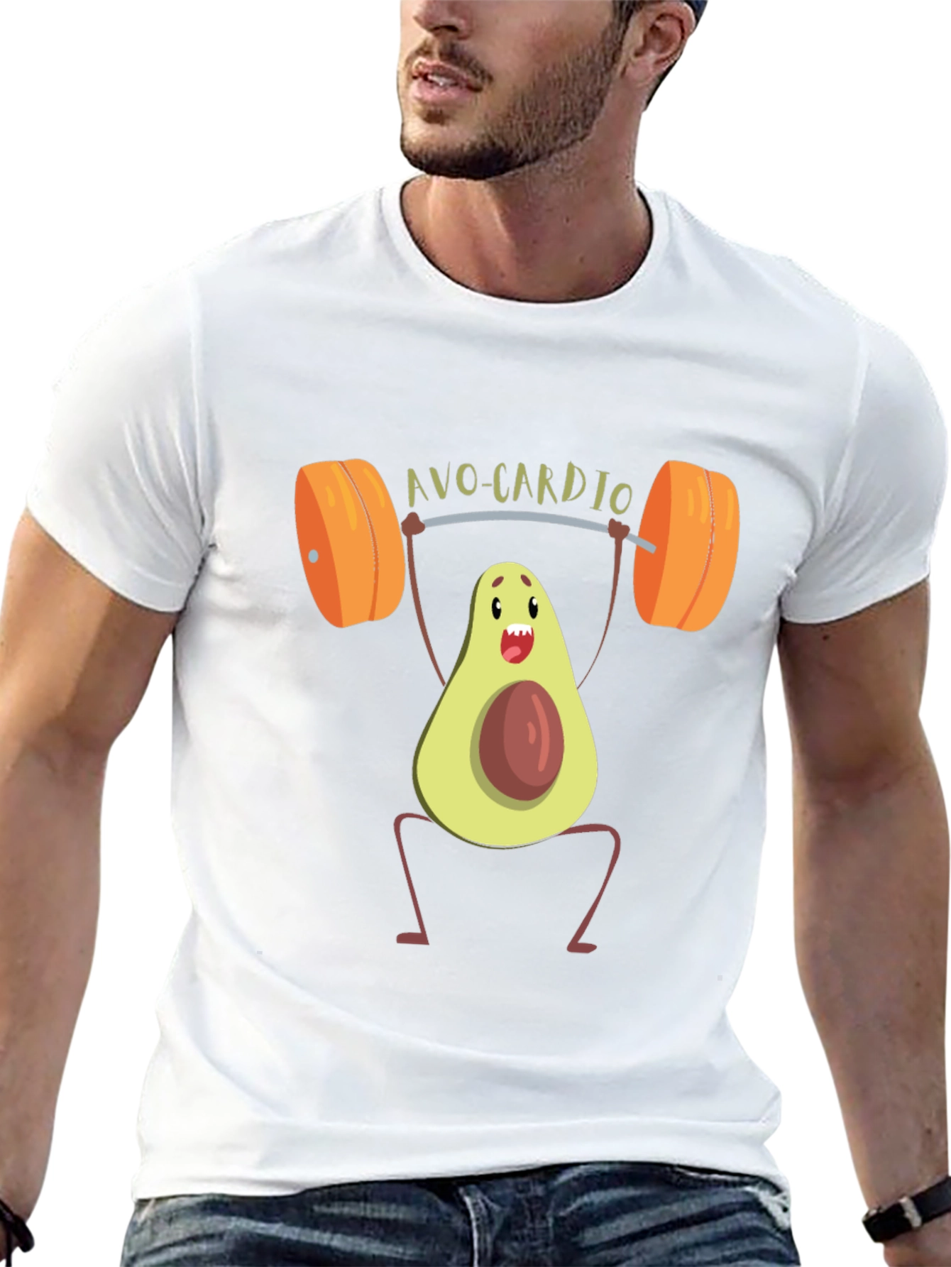 Avo-Cardio Mens Black T-Shirt