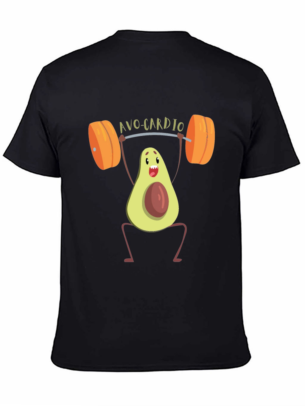 Avo-Cardio Mens Black T-Shirt