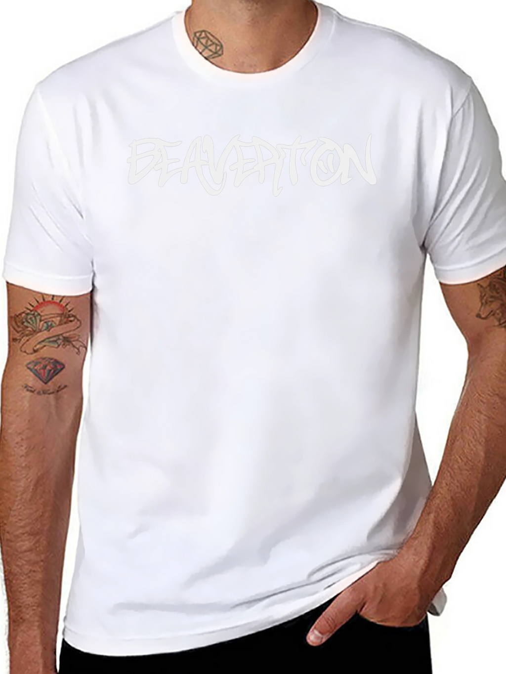 Beaverton T-Shirt - Black Graphic Tee