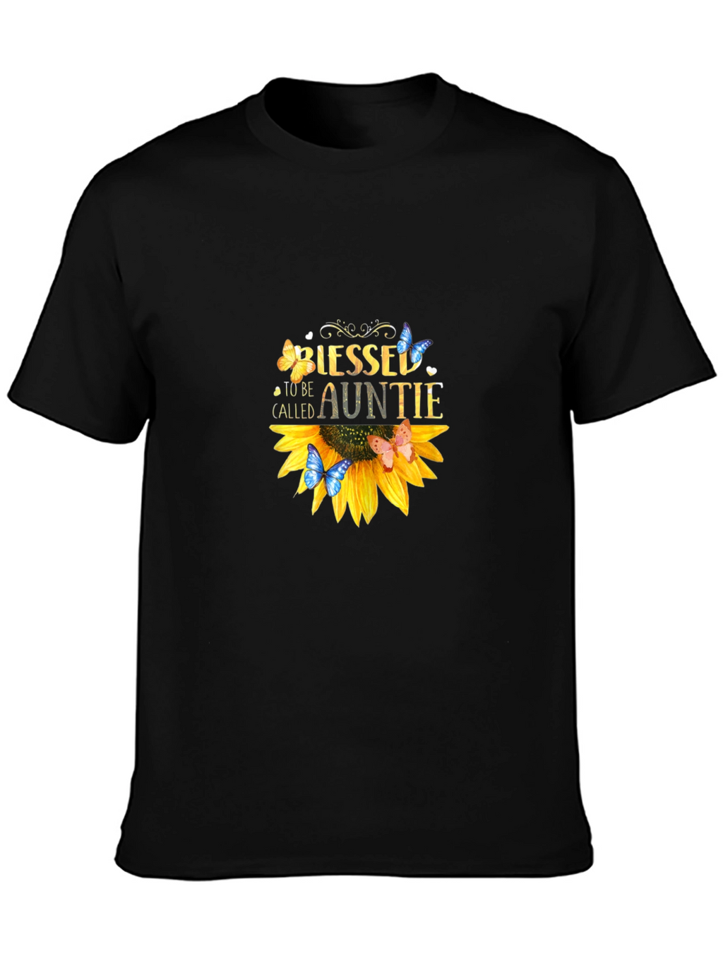 Blessed To Be Called Auntie Sunflower T-Shirt