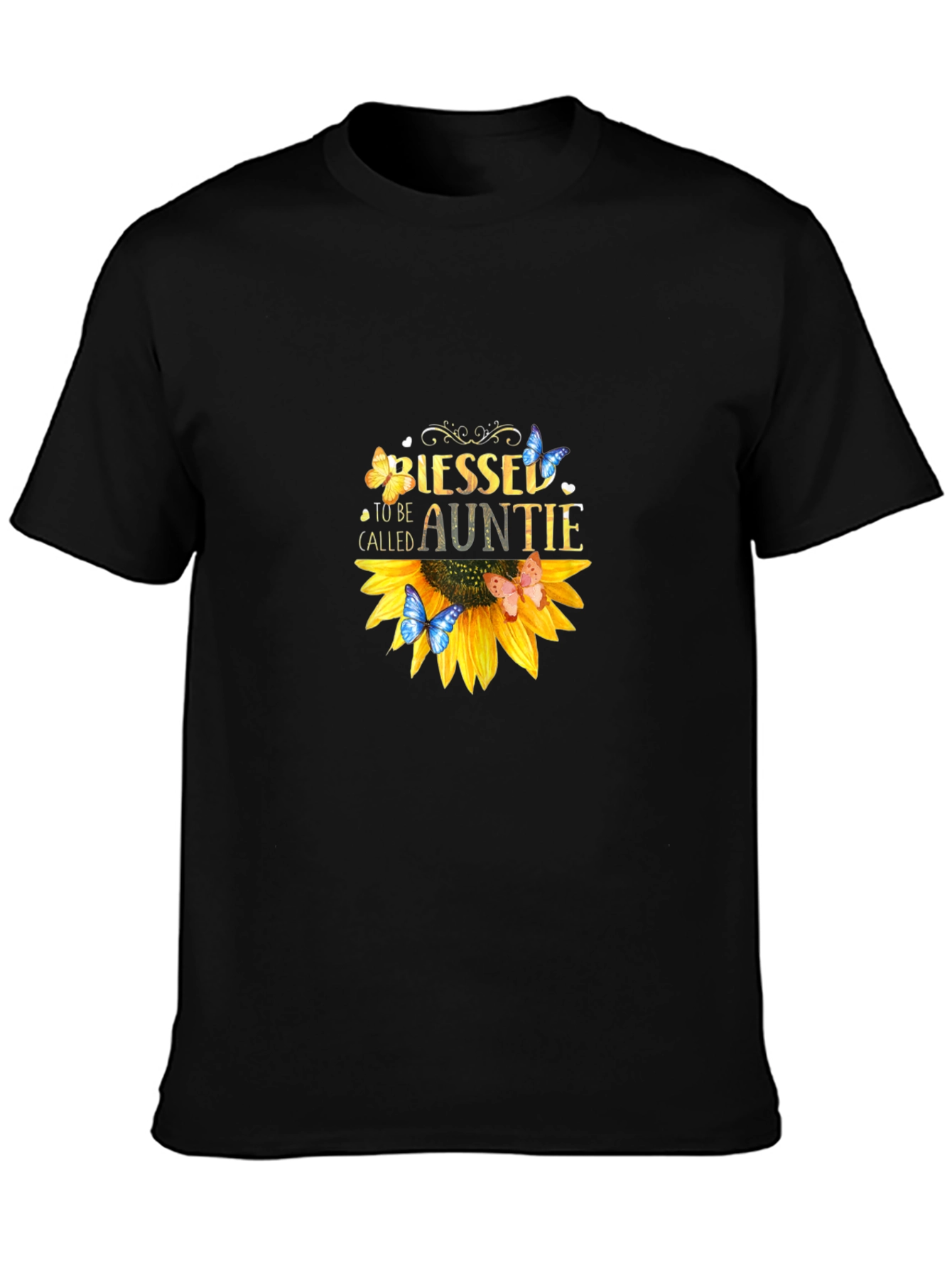 Blessed To Be Called Auntie Sunflower T-Shirt