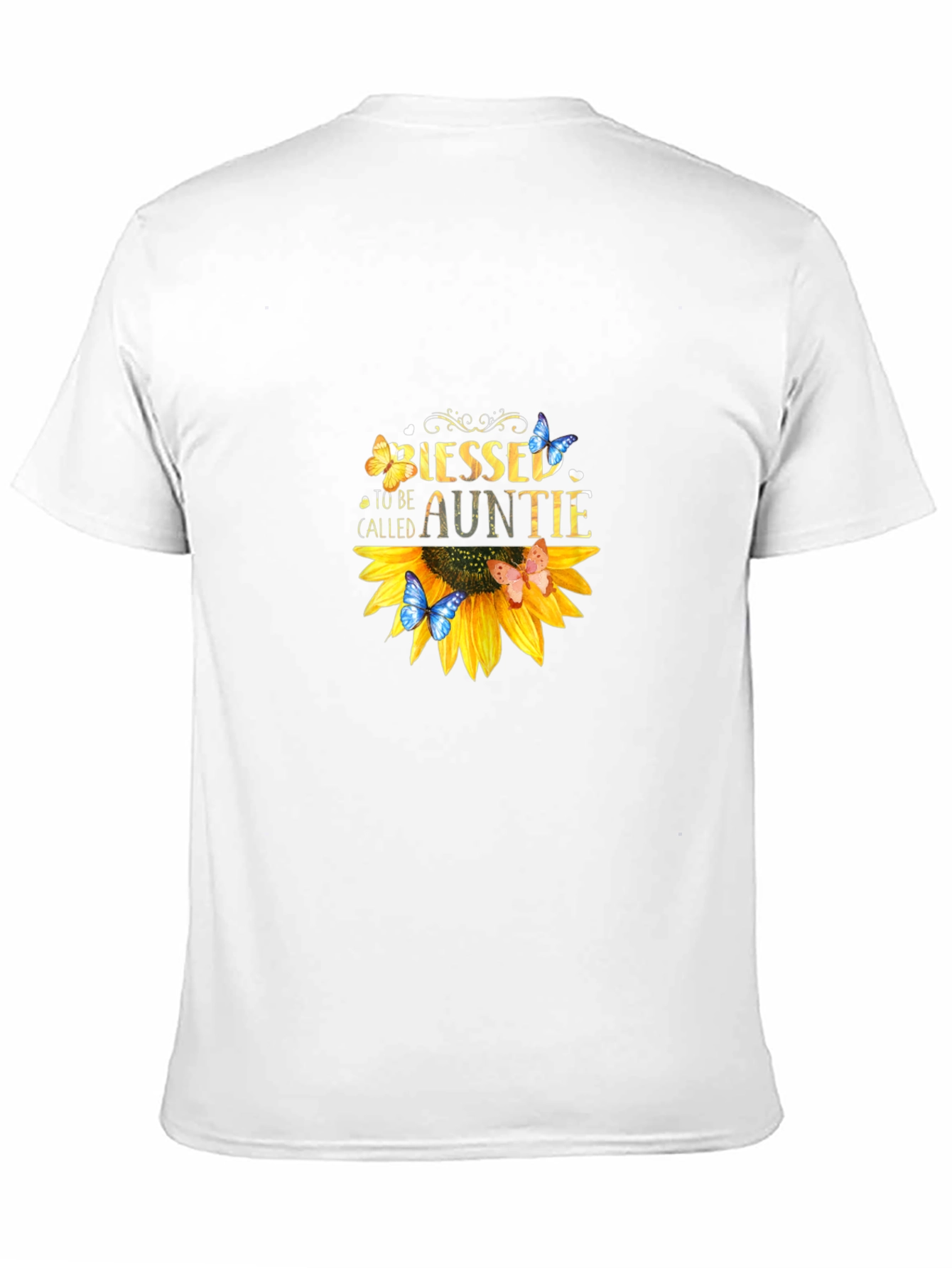 Blessed To Be Called Auntie Sunflower T-Shirt