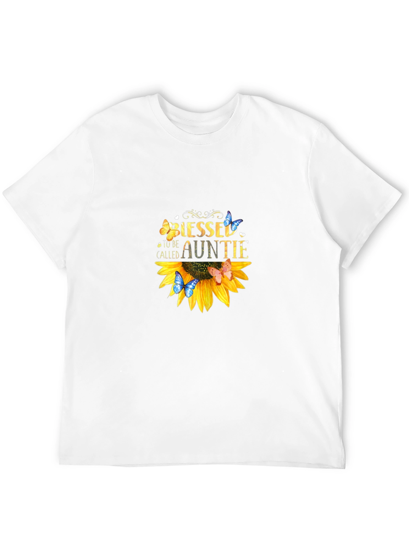 Blessed To Be Called Auntie Sunflower T-Shirt