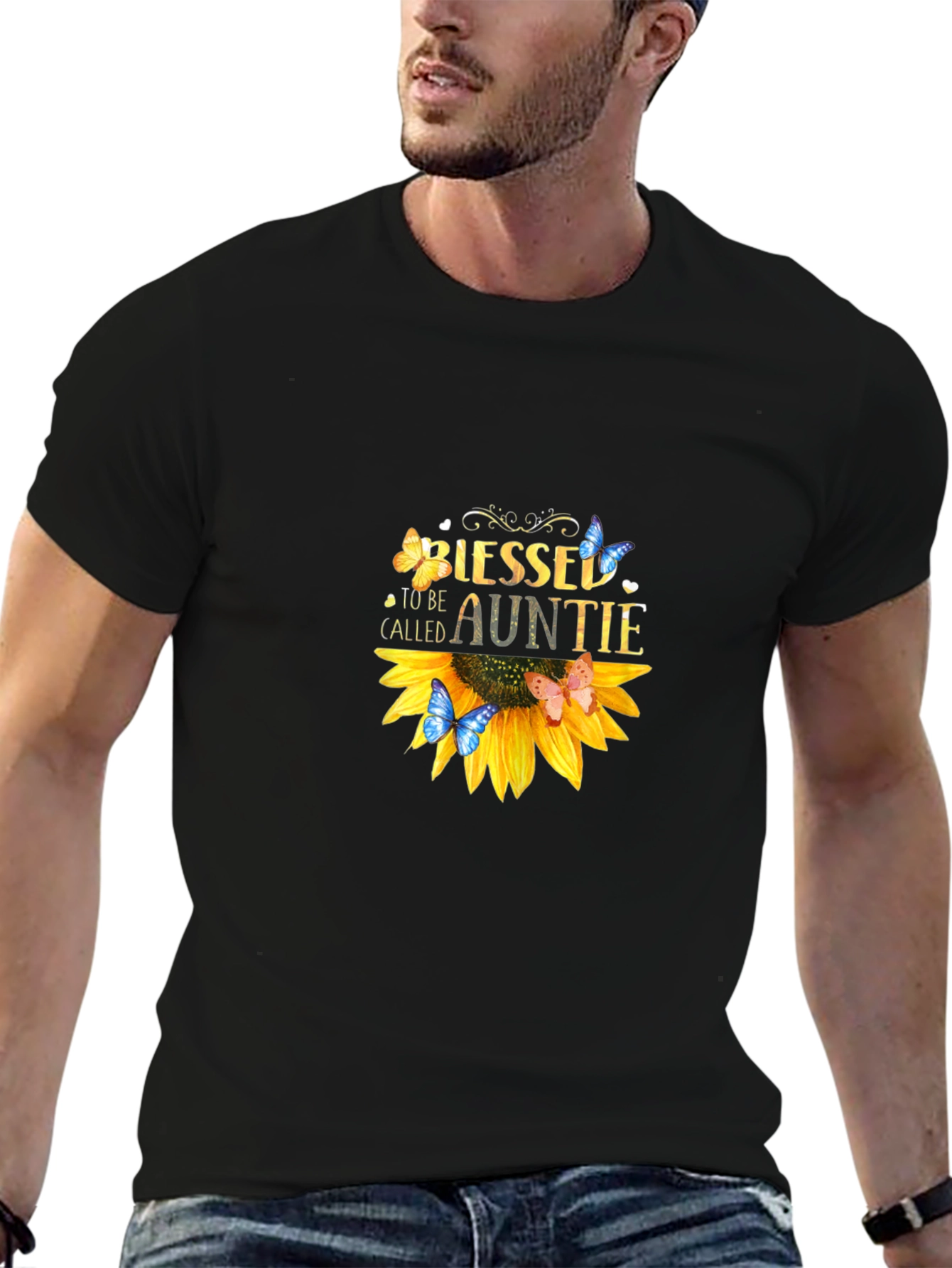 Blessed To Be Called Auntie Sunflower T-Shirt