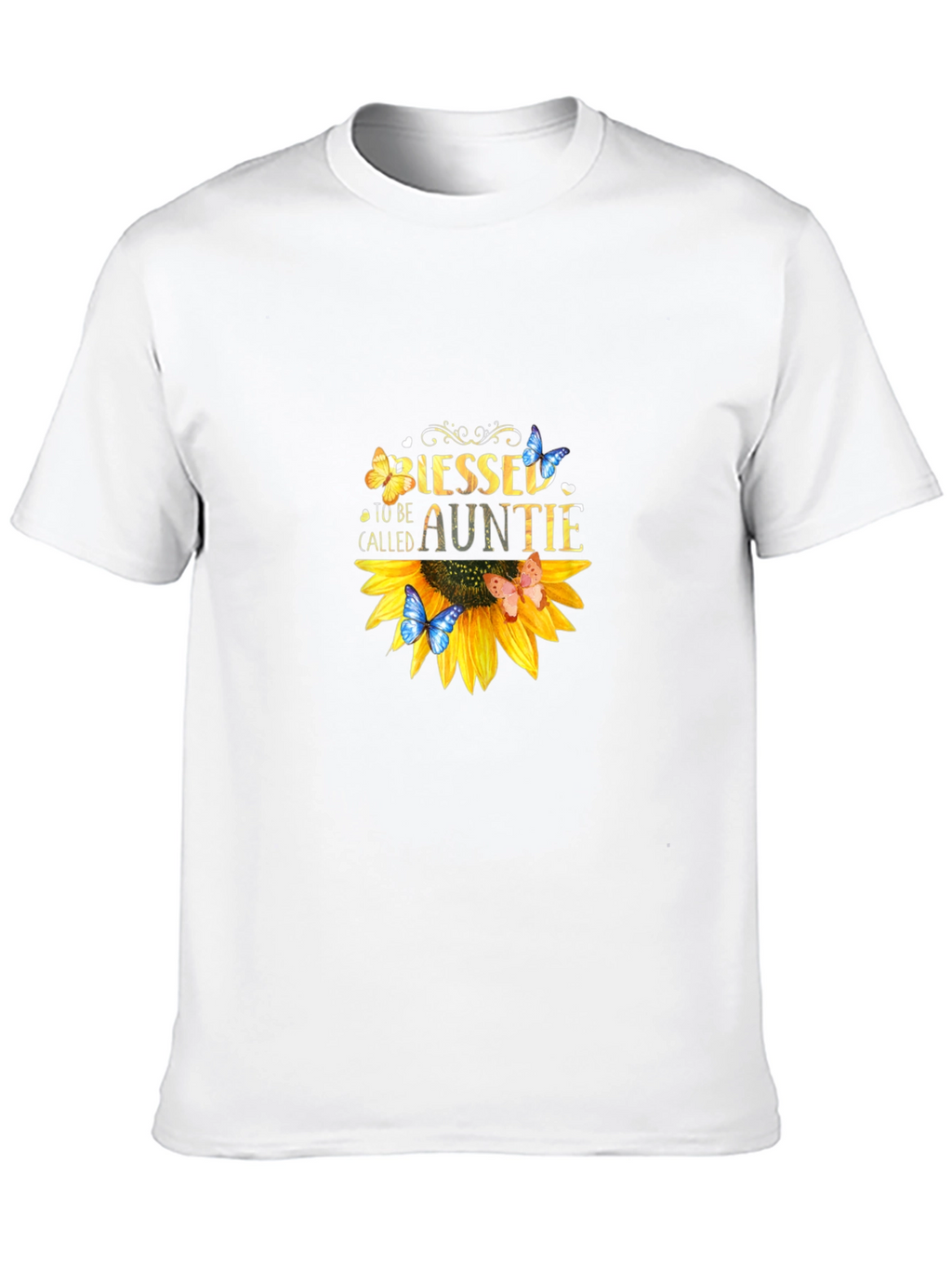 Blessed To Be Called Auntie Sunflower T-Shirt