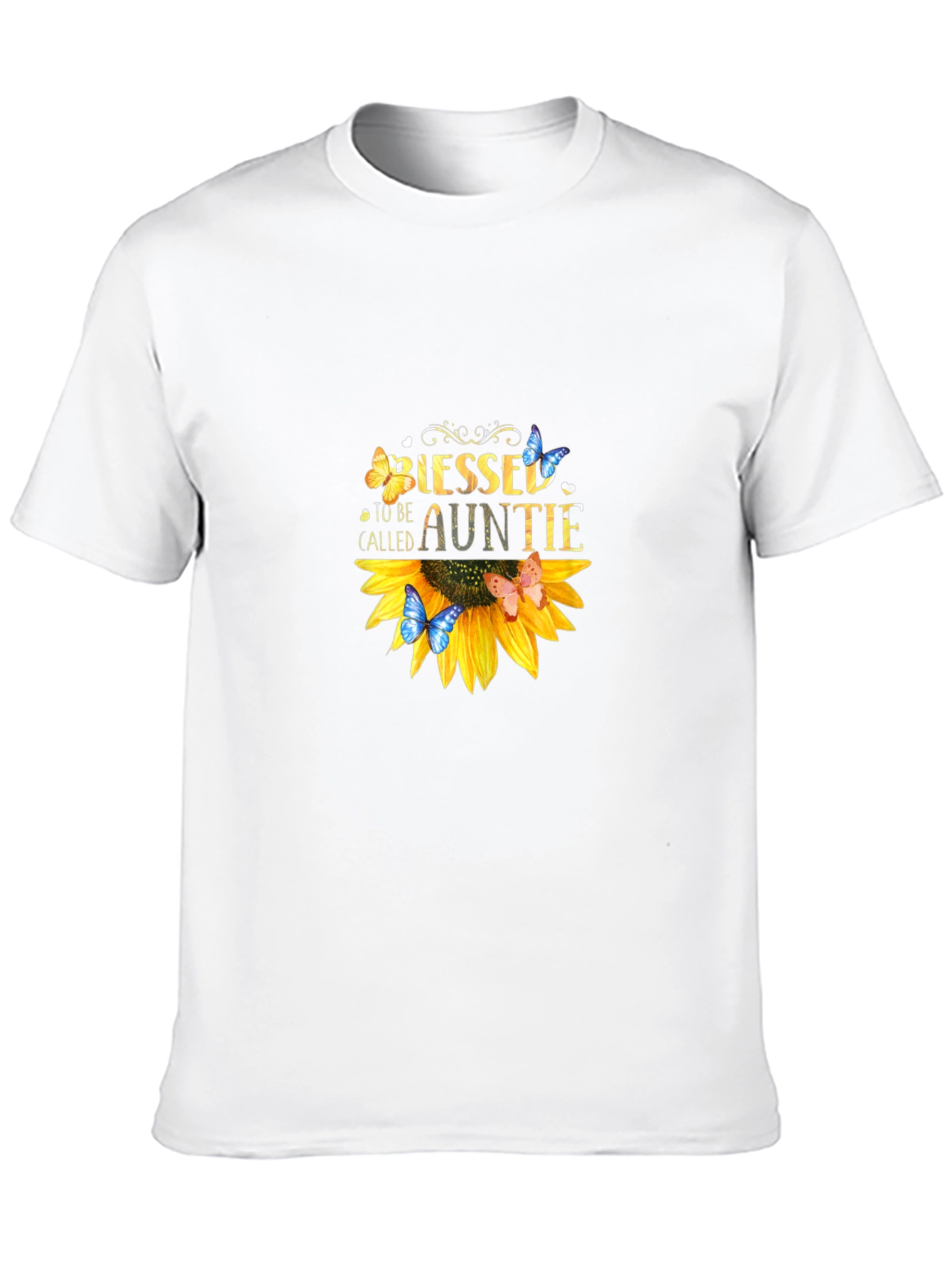 Blessed To Be Called Auntie Sunflower T-Shirt