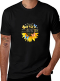 Blessed To Be Called Auntie Sunflower T-Shirt