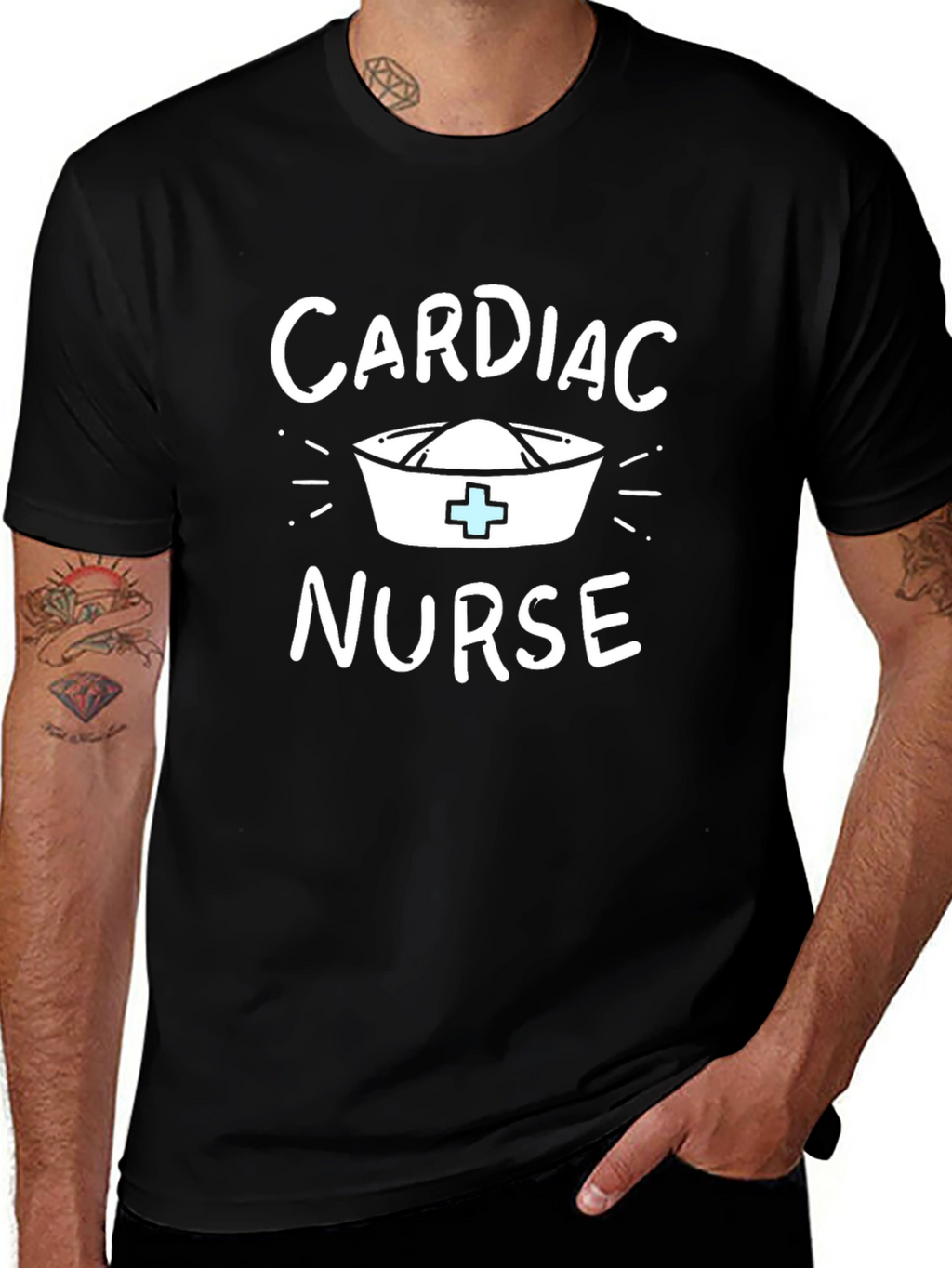 Cardiac Nurse T-Shirt - Crew Neck - Unisex