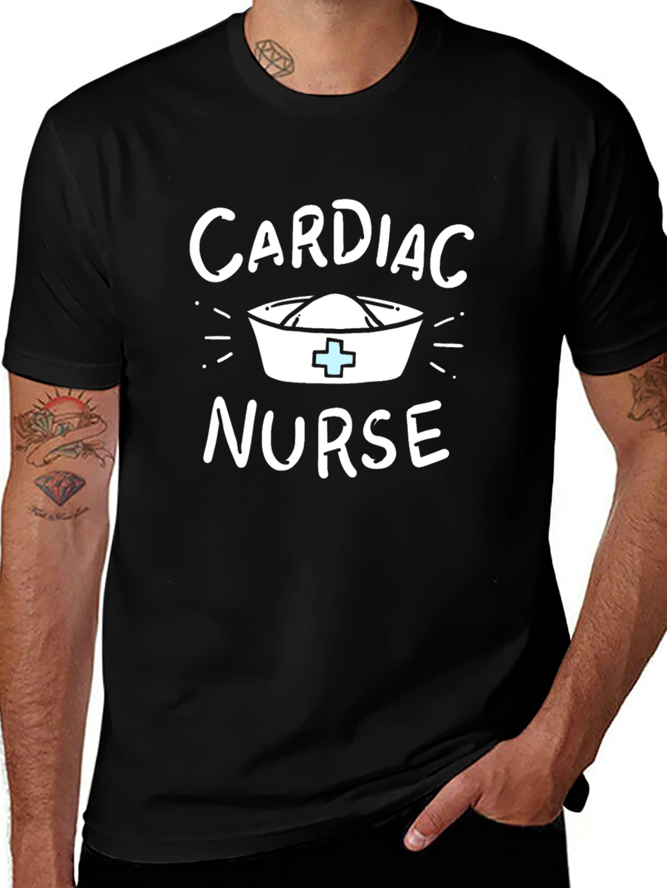Cardiac Nurse T-Shirt - Crew Neck - Unisex