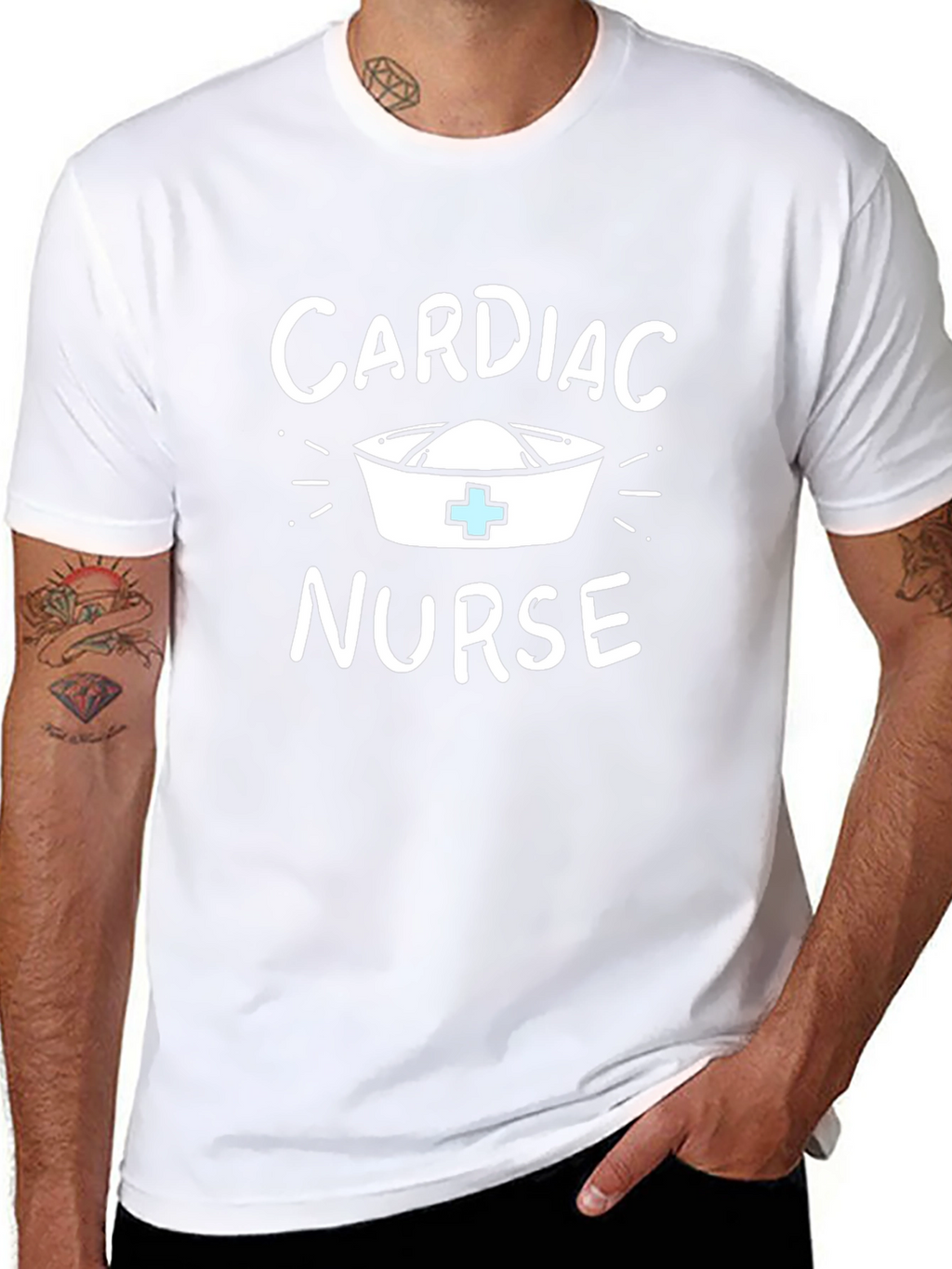 Cardiac Nurse T-Shirt - Crew Neck - Unisex